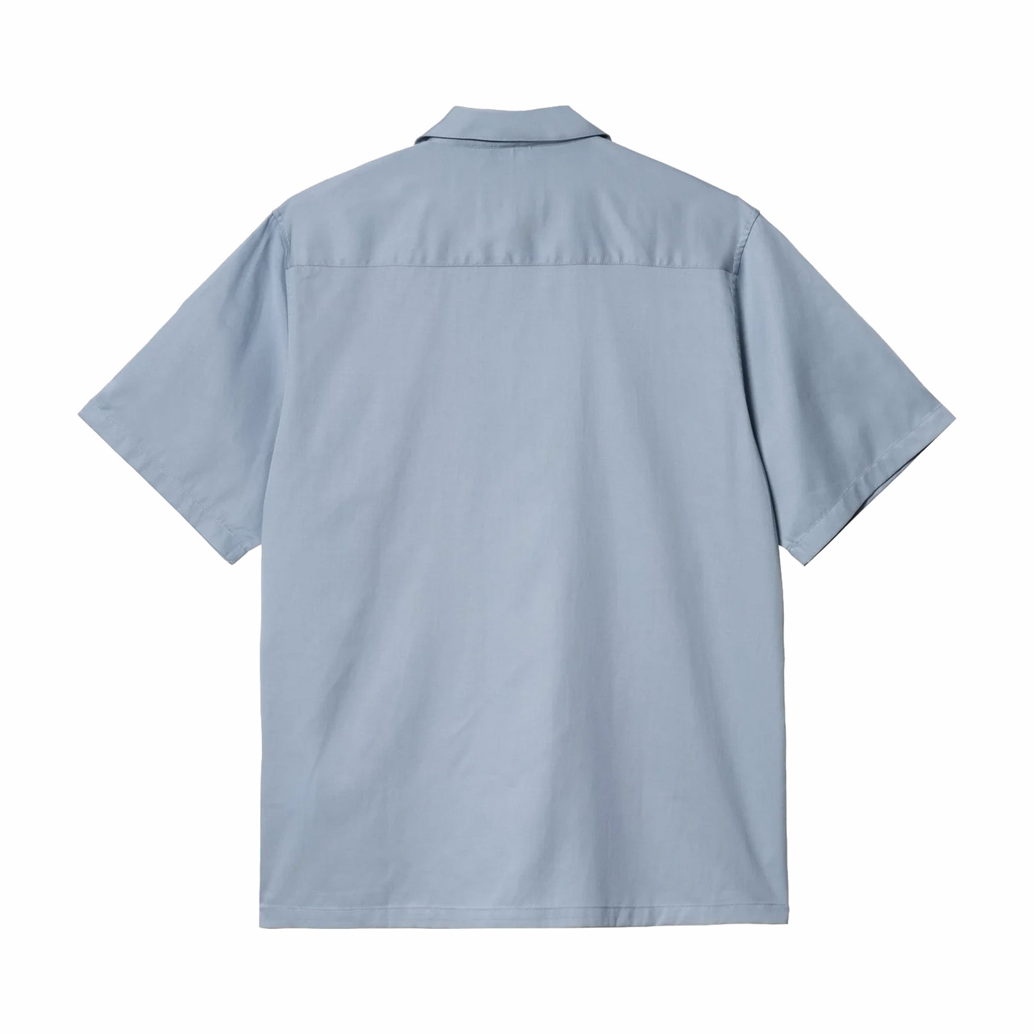 Carhartt WIP S/S Durango Shirt (Frosted Blue/Black) - August Shop