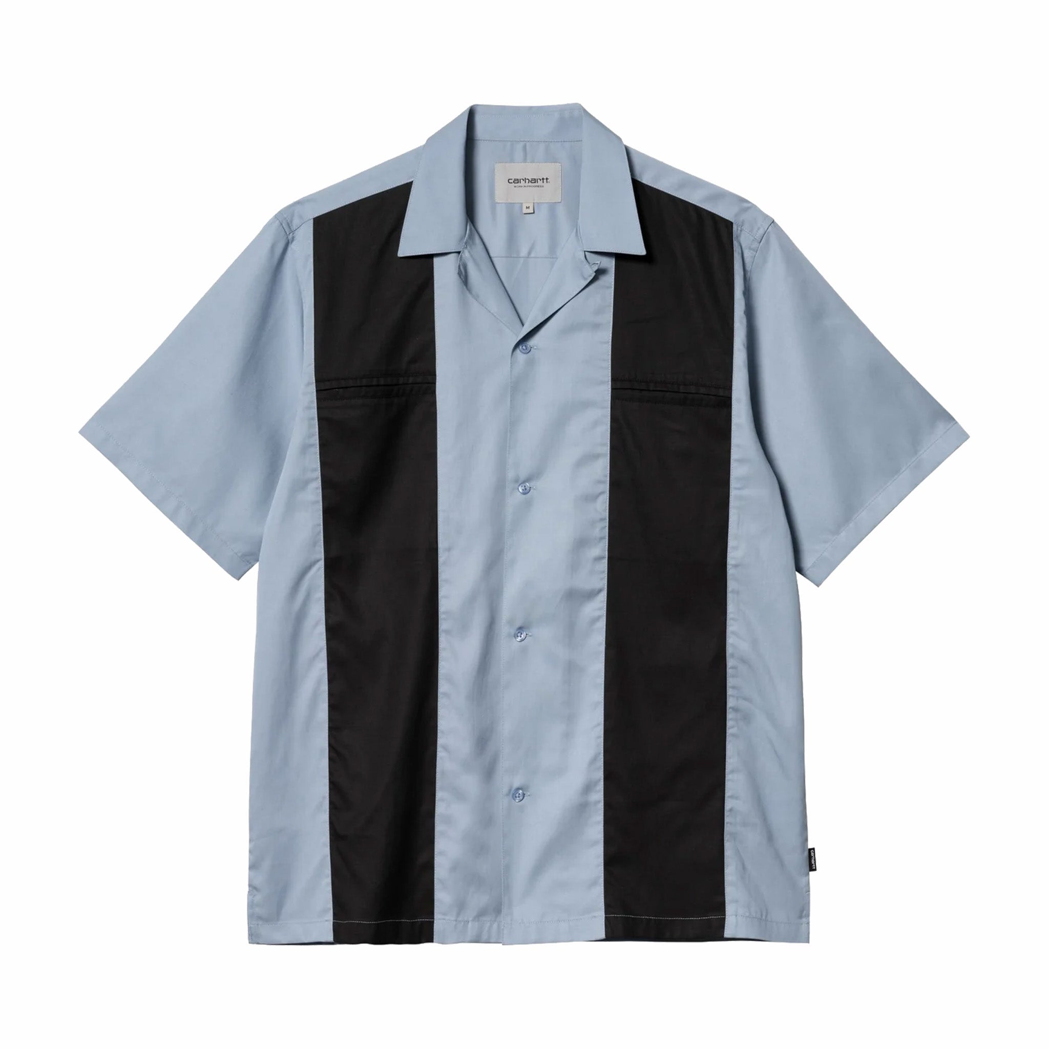 Carhartt WIP S/S Durango Shirt (Frosted Blue/Black) - August Shop