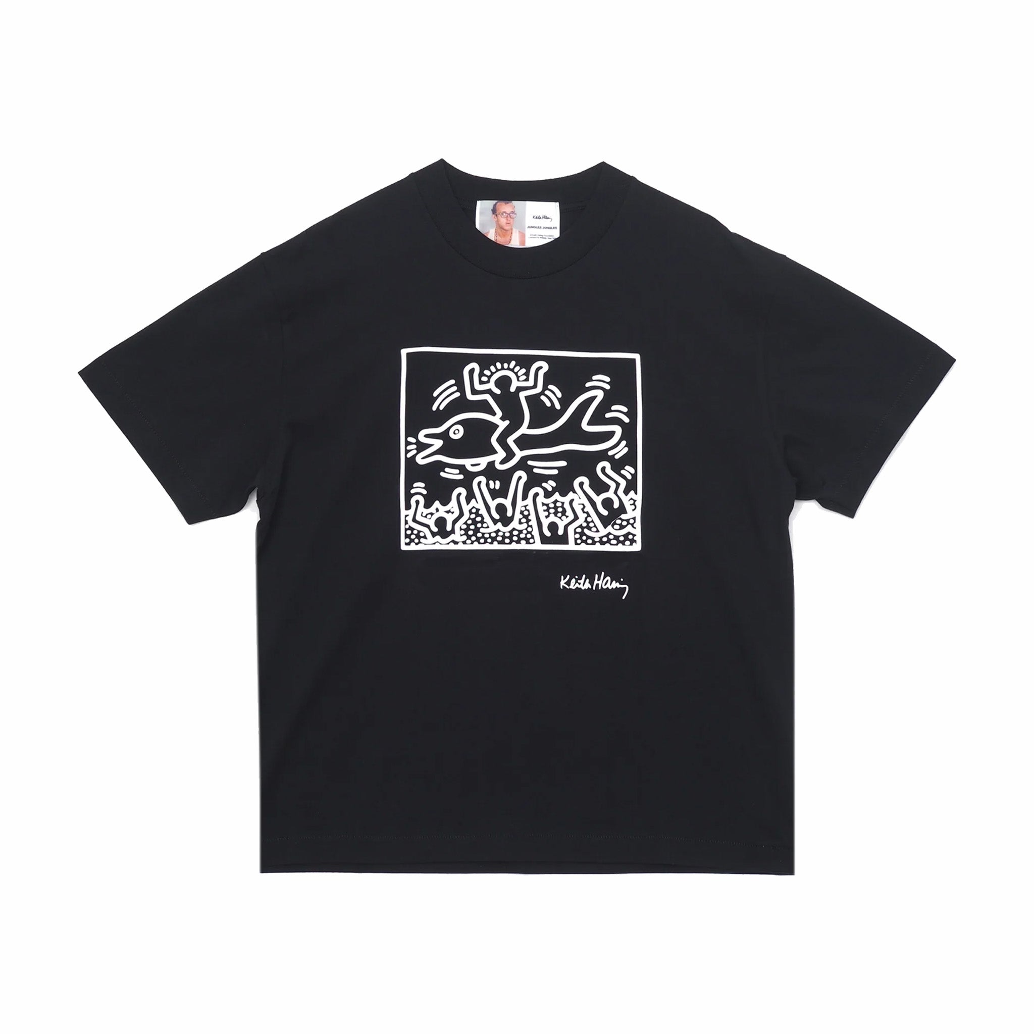 Jungles x Keith Haring Environmentalism Tee (Black) - August Shop