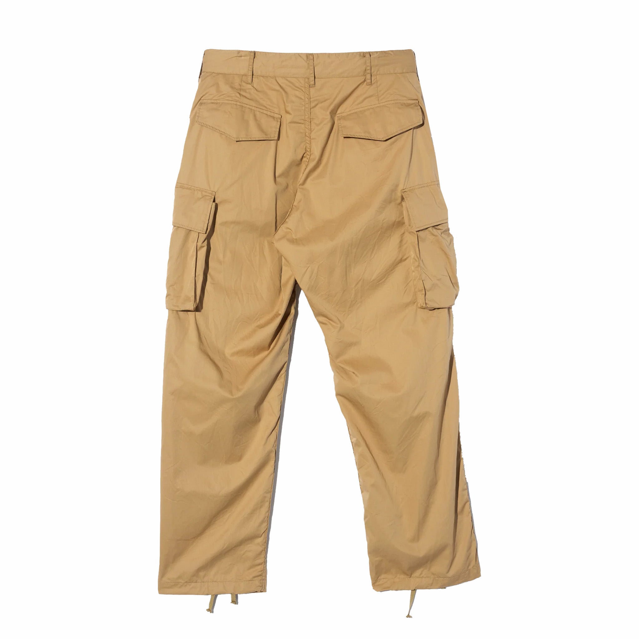 Engineered Garments FA Pant - Khaki Cotton Superfine Twill (Tan) - August Shop