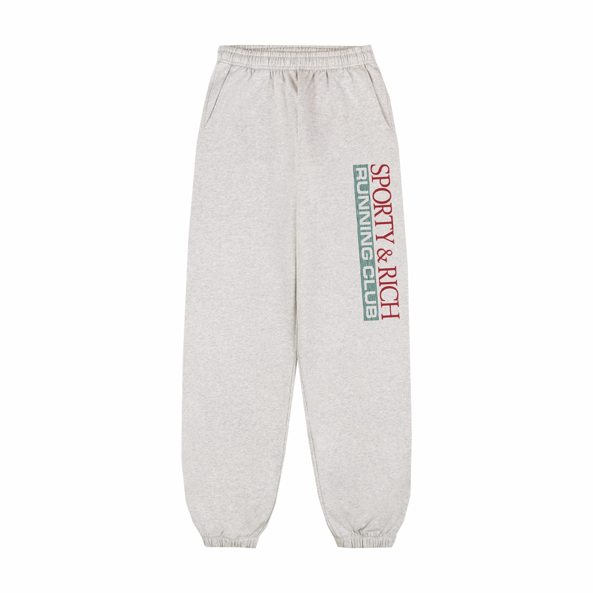 Sporty &amp; Rich Finish Line Sweatpant (Heather Gray/Multi) - August Shop