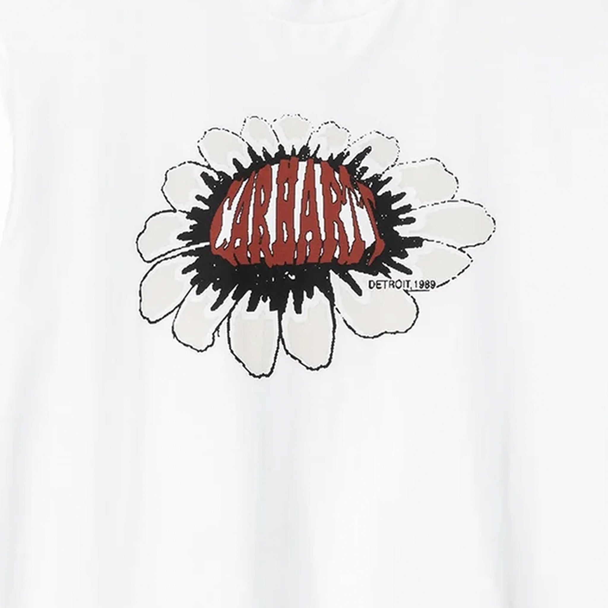 Carhartt WIP S/S Pixel Flower T-Shirt (White) - August Shop