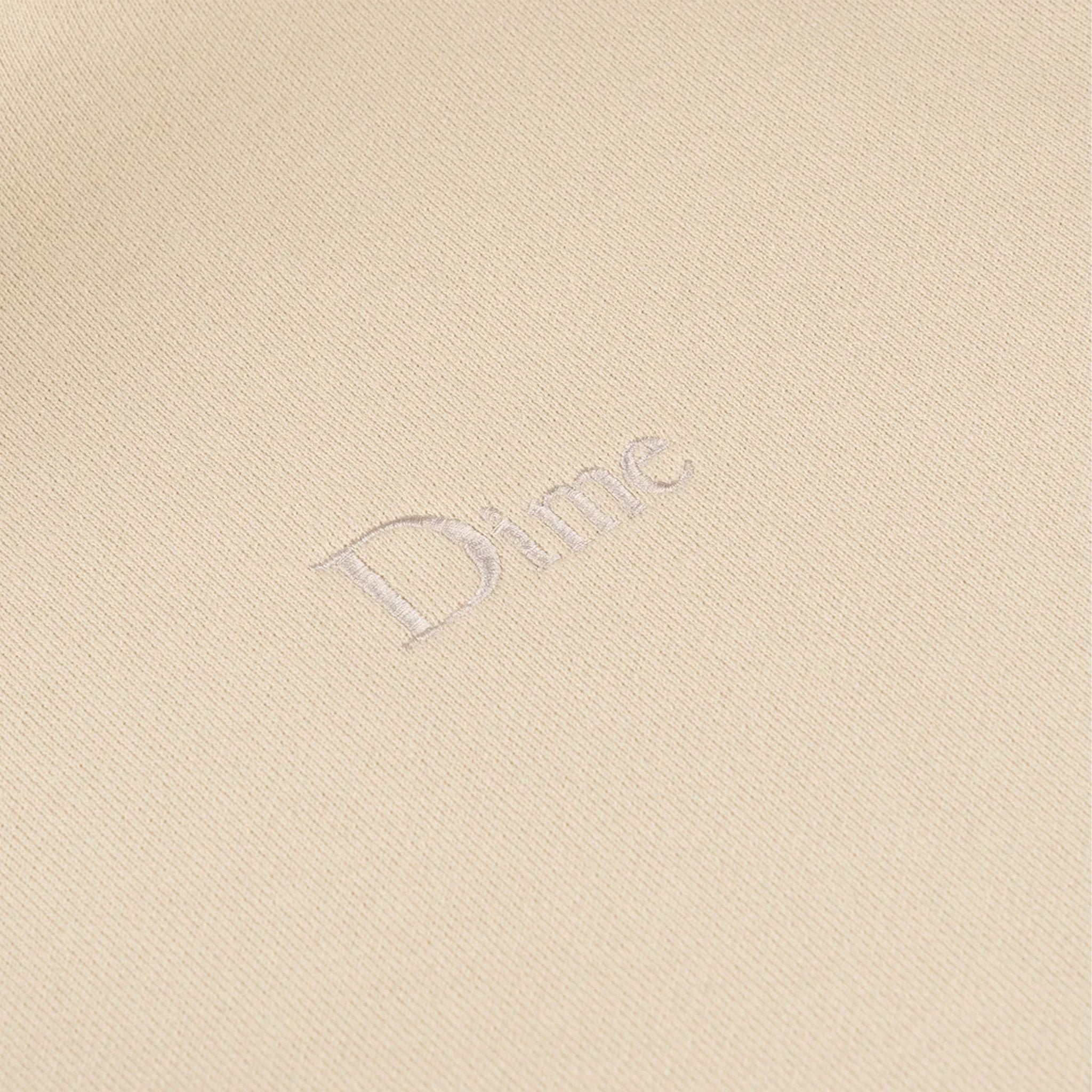 Dime Classic Small Logo Crewneck (Fog) - August Shop