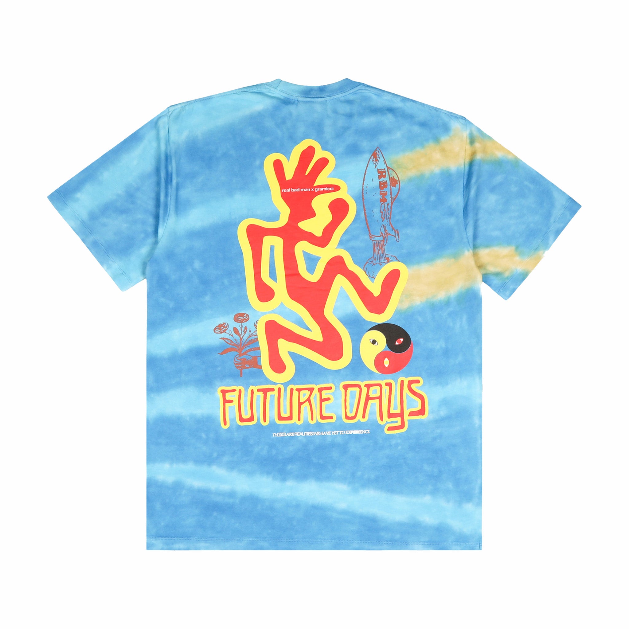Gramicci x RBM Future Days SS Tee (Blue Tie Dye) - August Shop