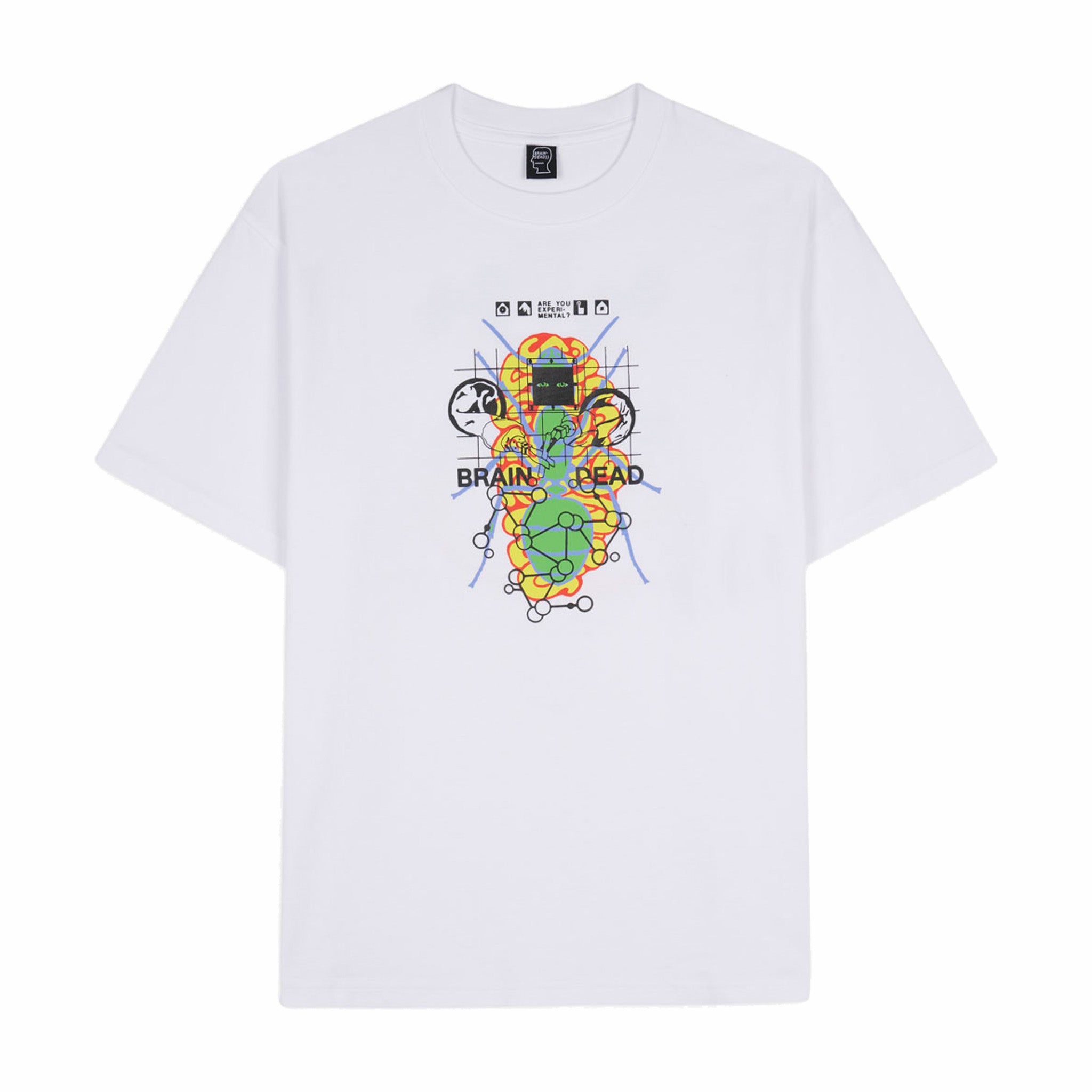 Brain Dead Future Sounds T-Shirt (White) - August Shop