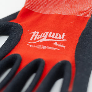 August "Electric Tools" Work Gloves (Red) - August Shop