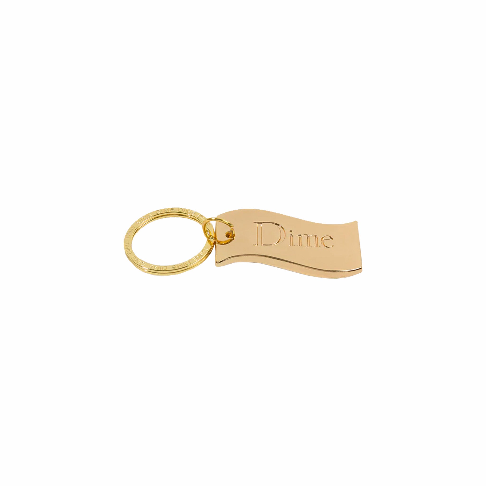 Dime Classic Flag Keychain (Gold) - August Shop