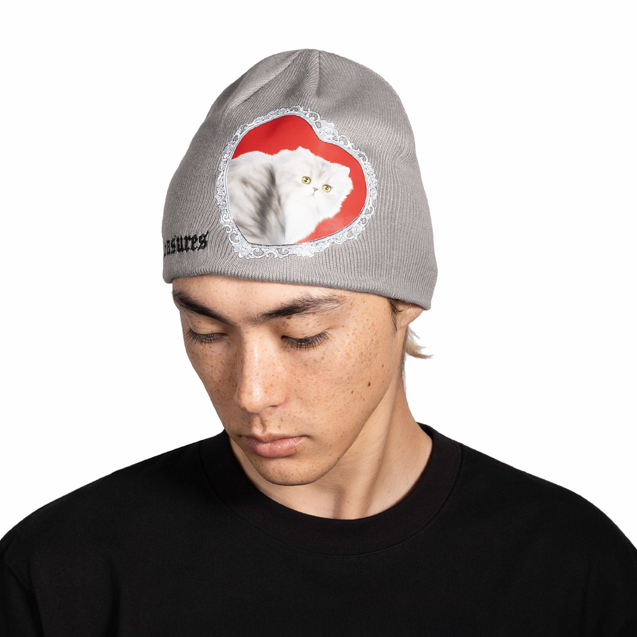 Pleasures Kitty Skully (Grey) - August Shop