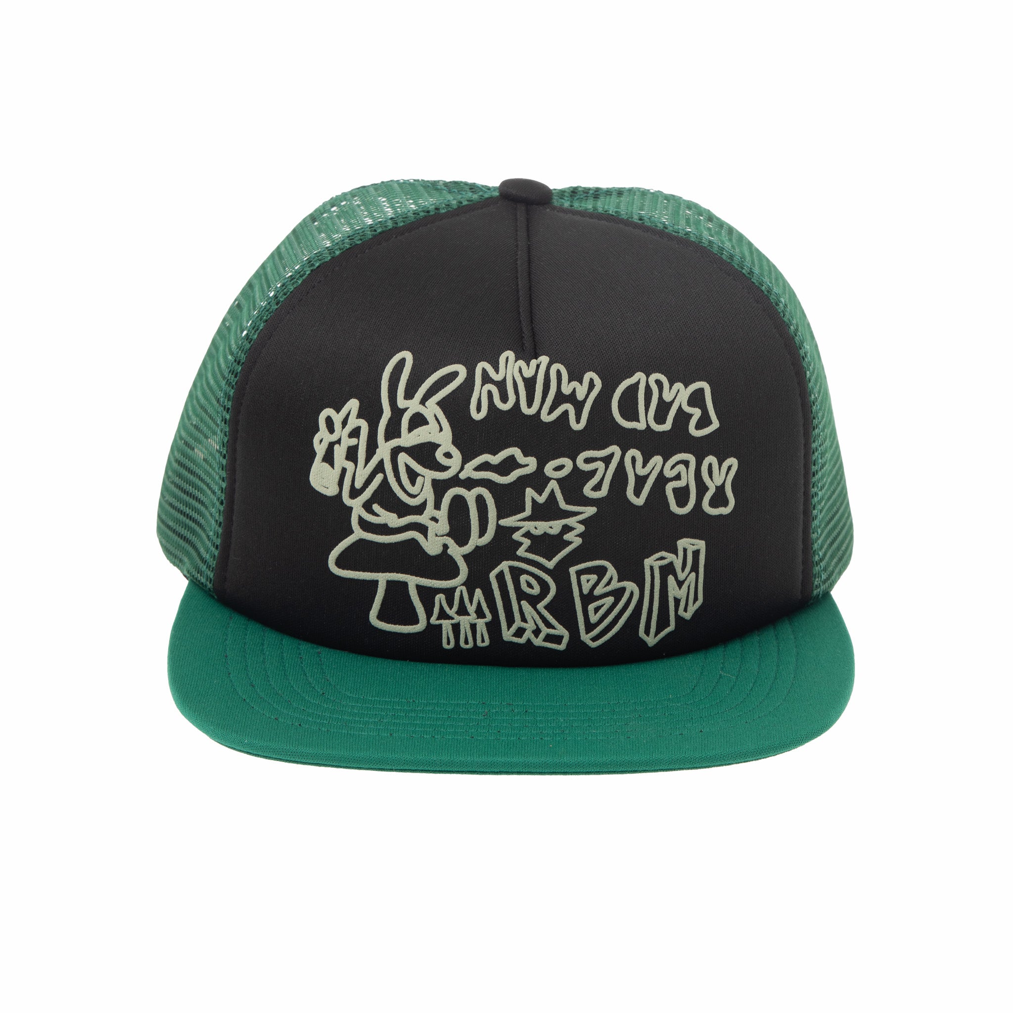 Real Bad Man Deliverance Trucker Hat (Green/Black) - August Shop