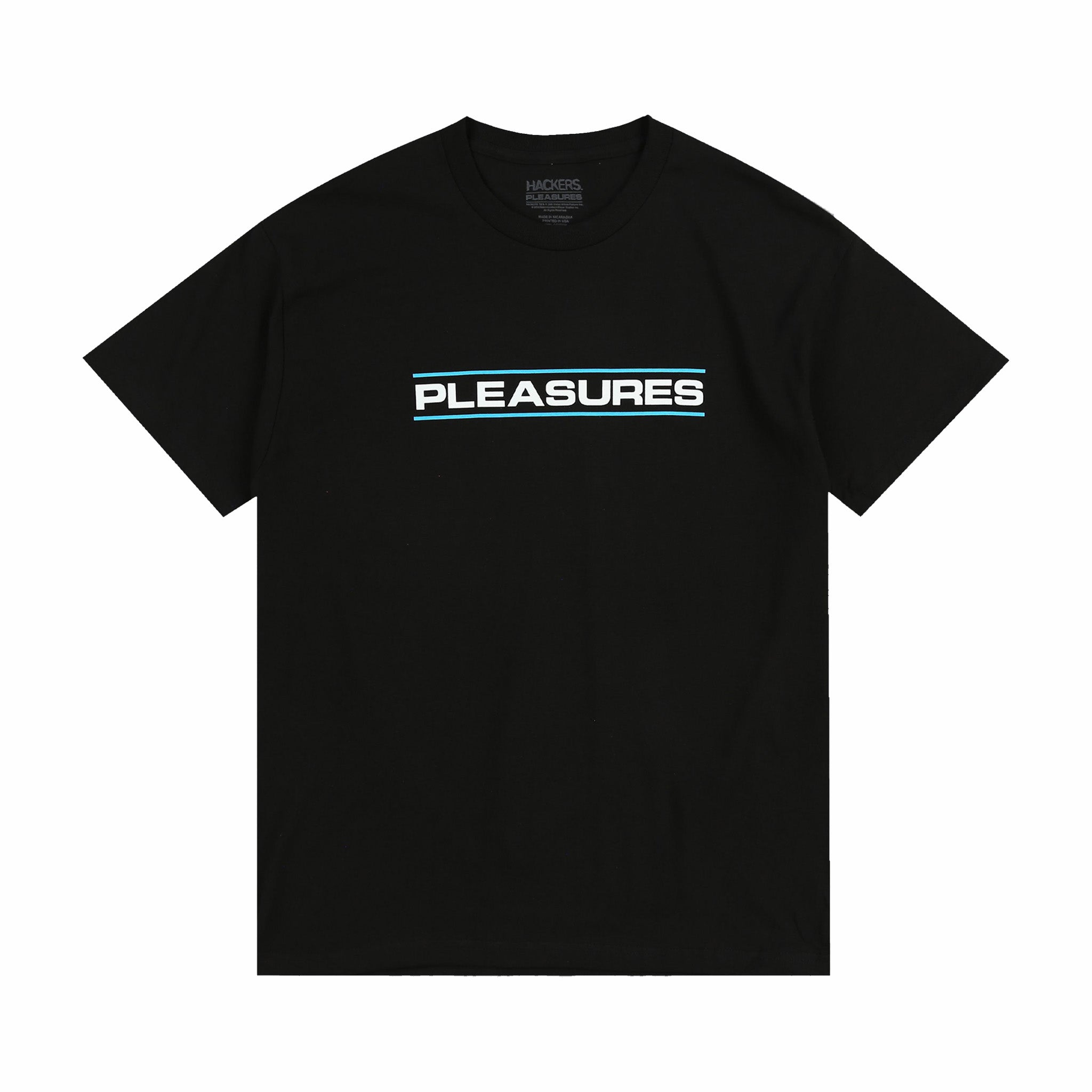 Pleasures Hackers T-Shirt (Black) - August Shop