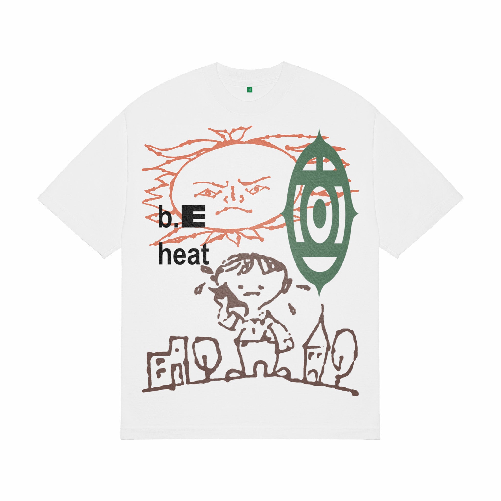 B.eautiful b.E Heat T-Shirt (White) - August Shop