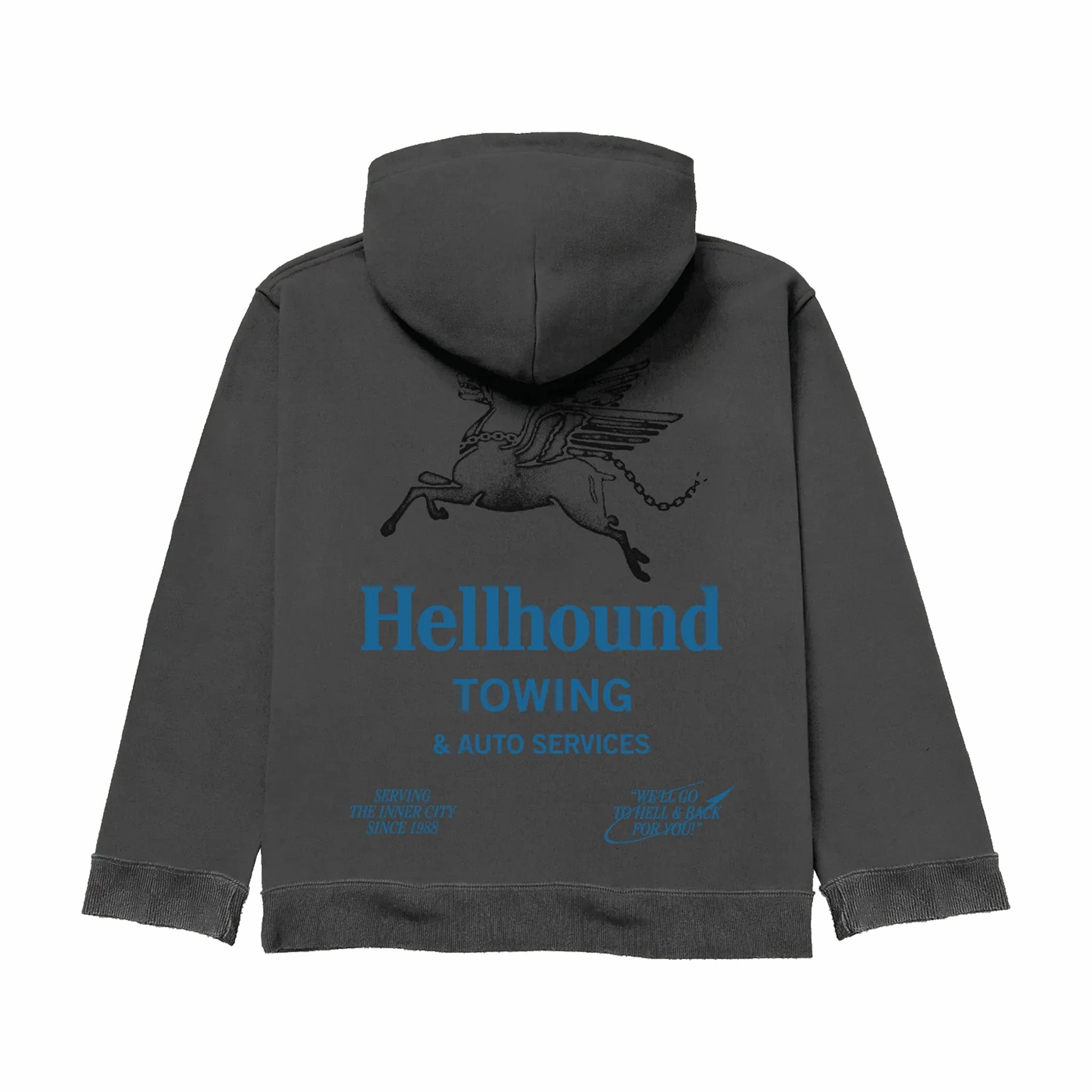 Honor The Gift Hellhound Towing Hoodie (Black) - August Shop