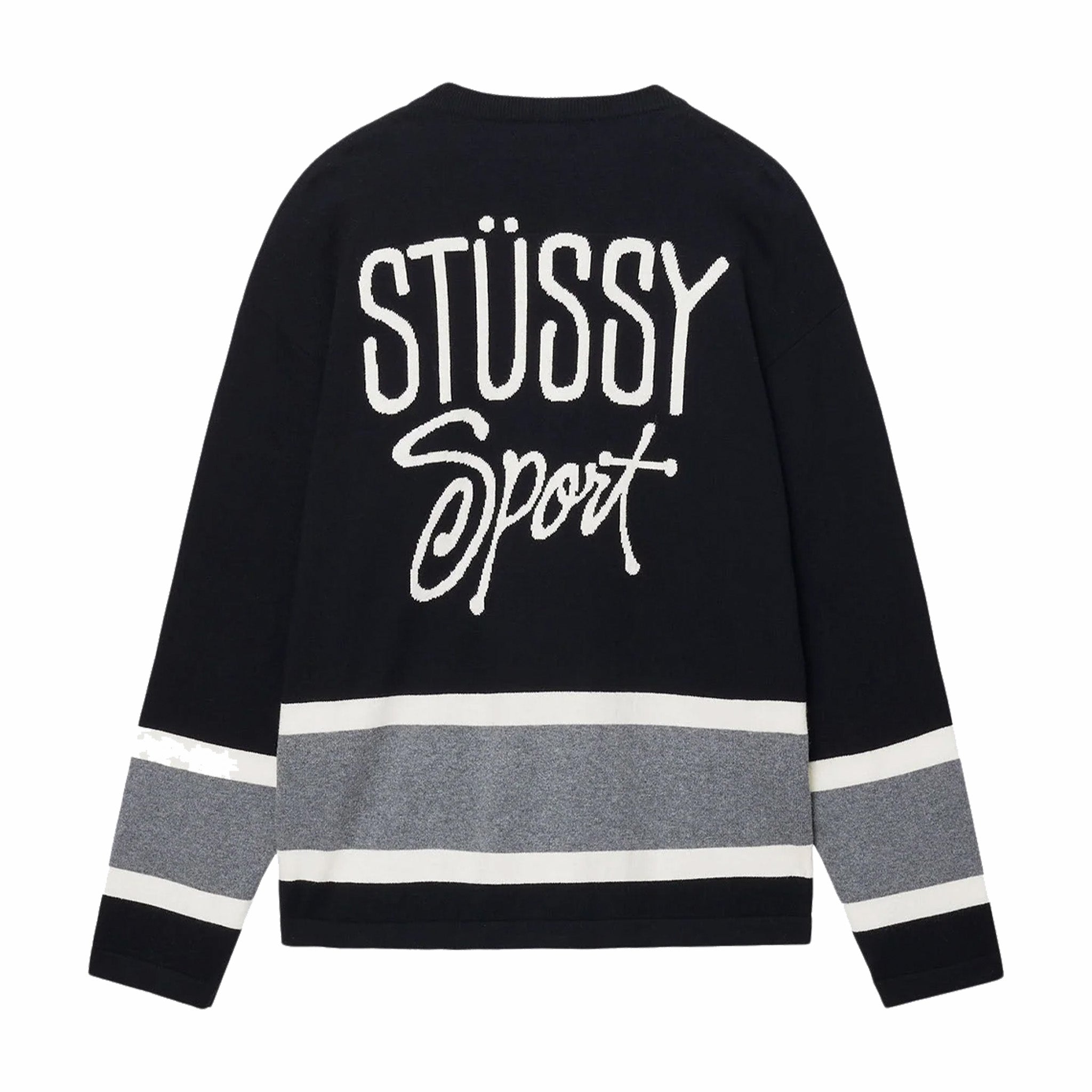 Stüssy Hockey Sweater (Black) - August Shop