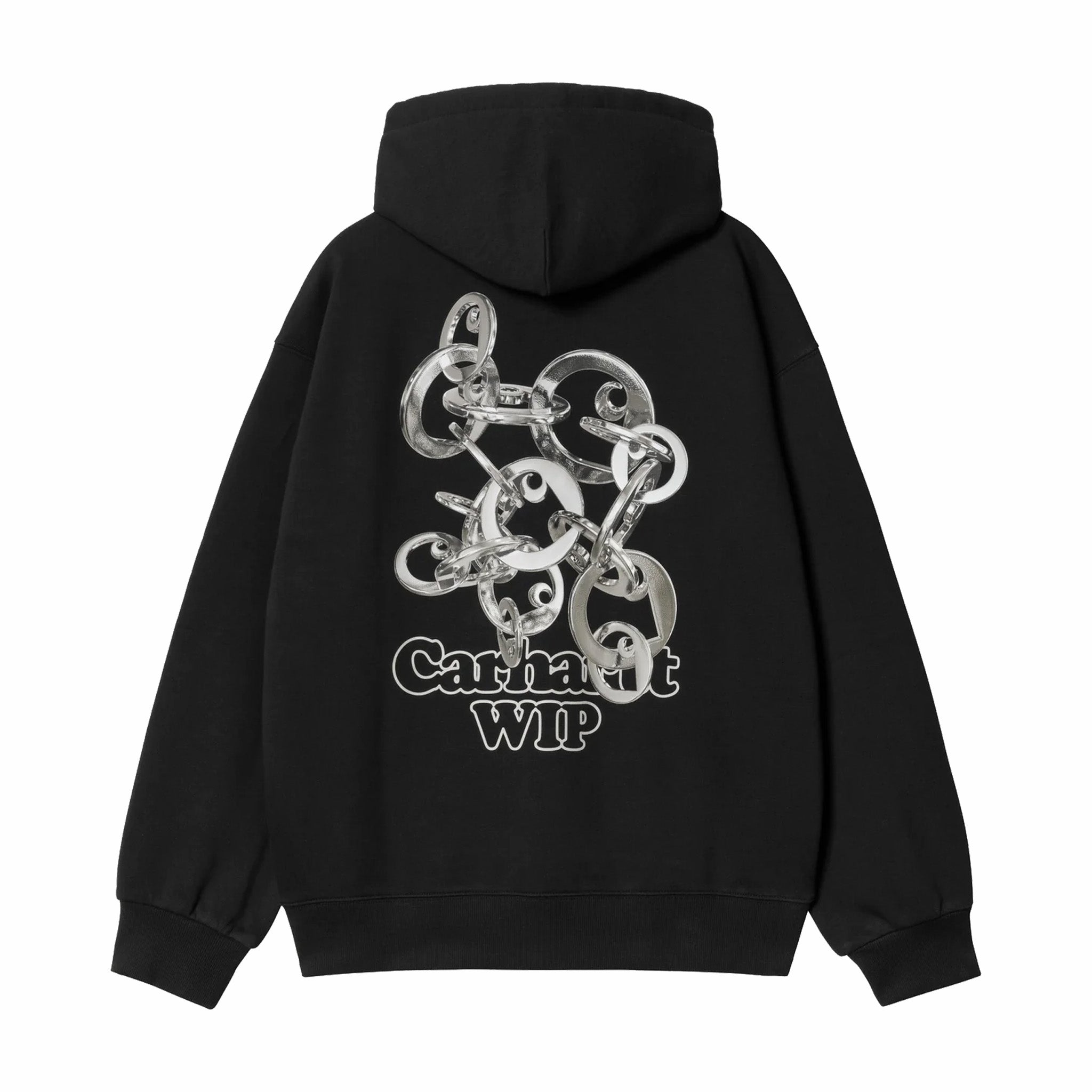 Carhartt WIP Charm Link Hoodie (Black/Silver)