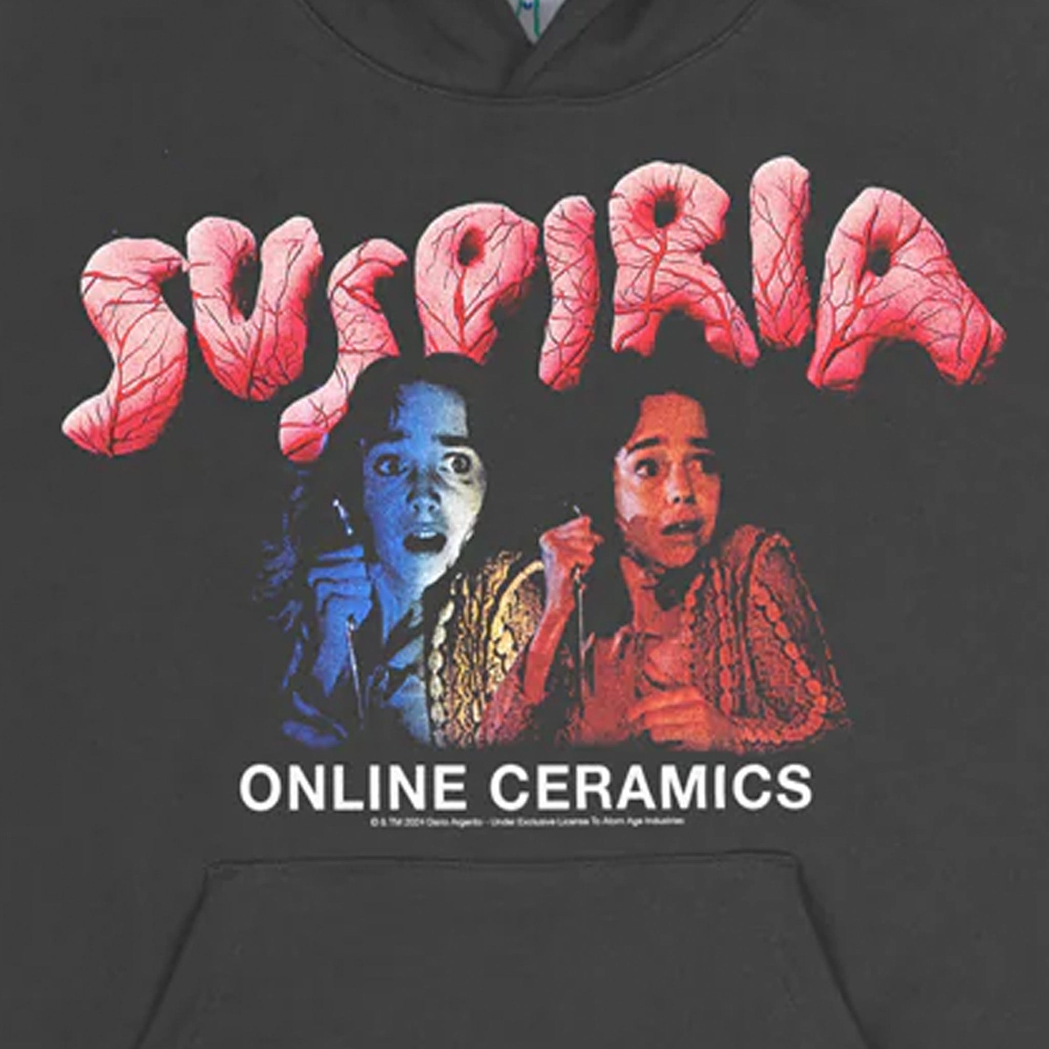 Online Ceramics x Suspiria 14oz Fleece Hoodie (Black)