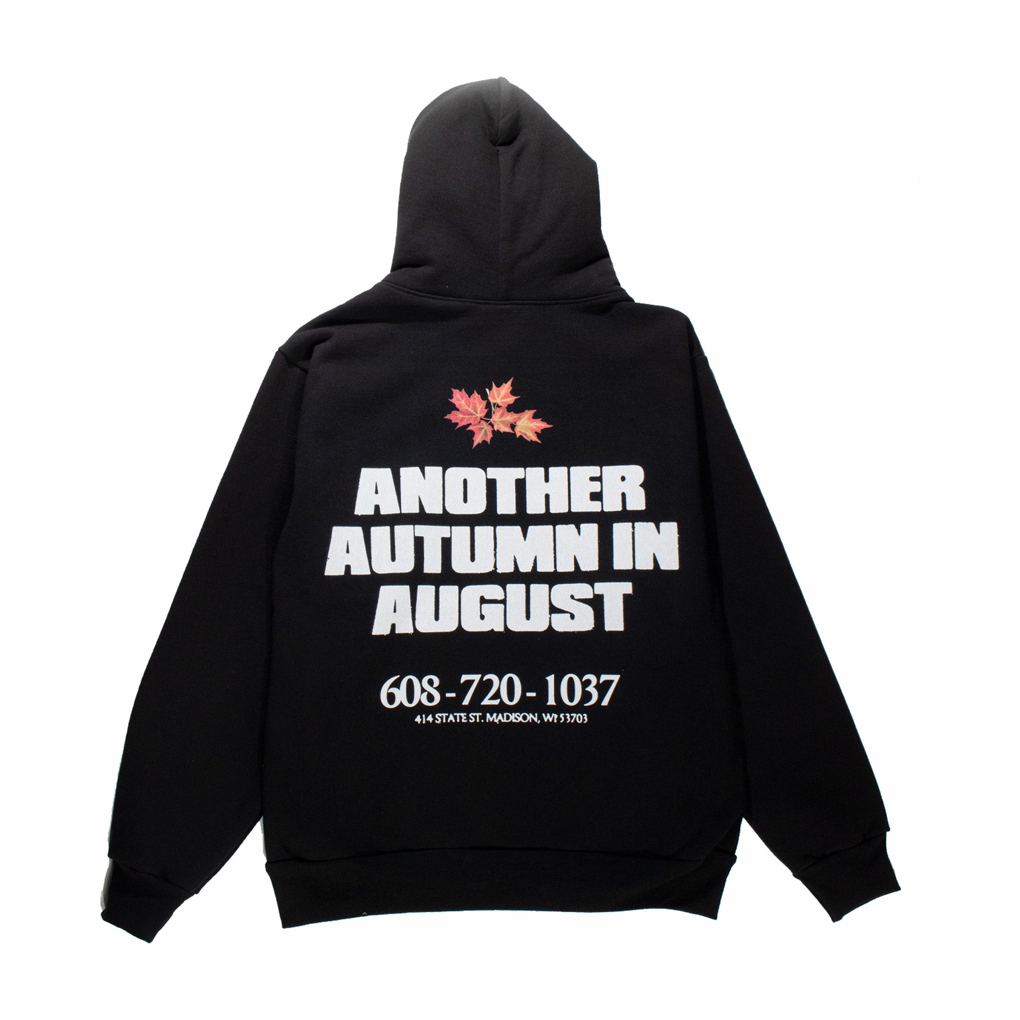 August &quot;Another Autumn&quot; Hoodie (Black) - August Shop
