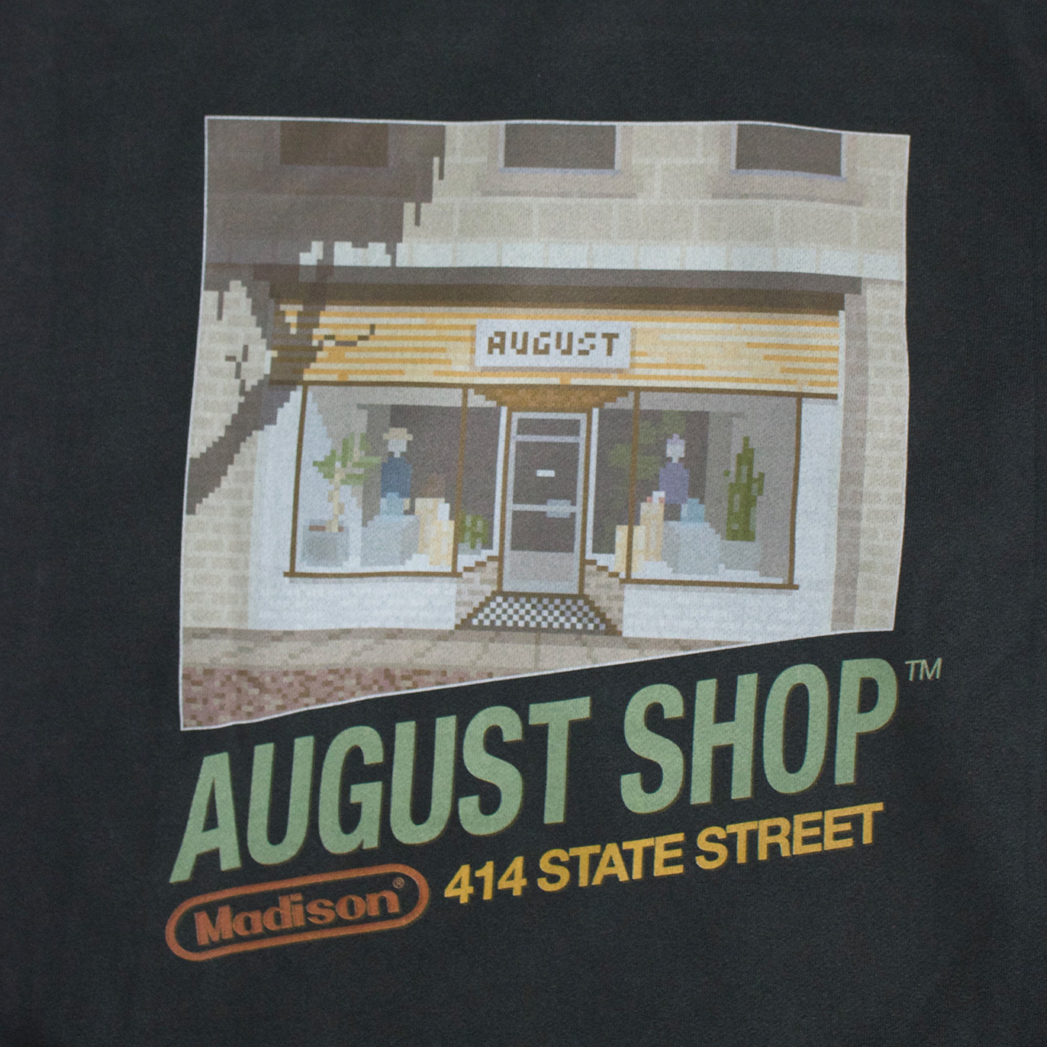 August “Black Box” Hoodie (Vintage Black) - August Shop