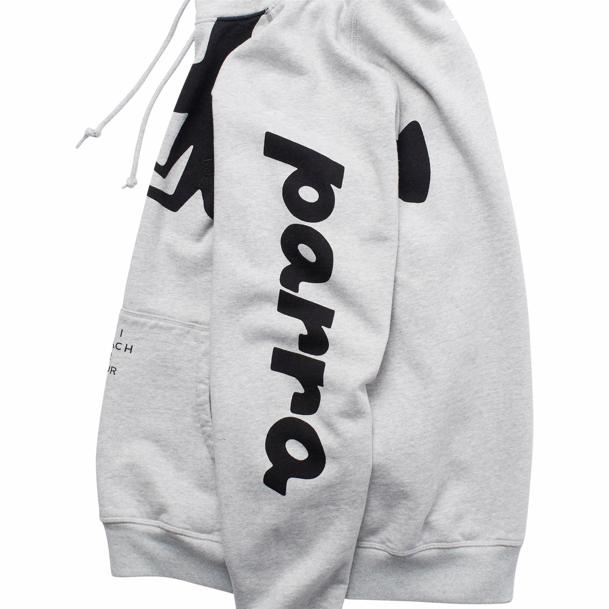 by Parra Clipped Wings Hooded Sweatshirt (Heather Grey) - August Shop