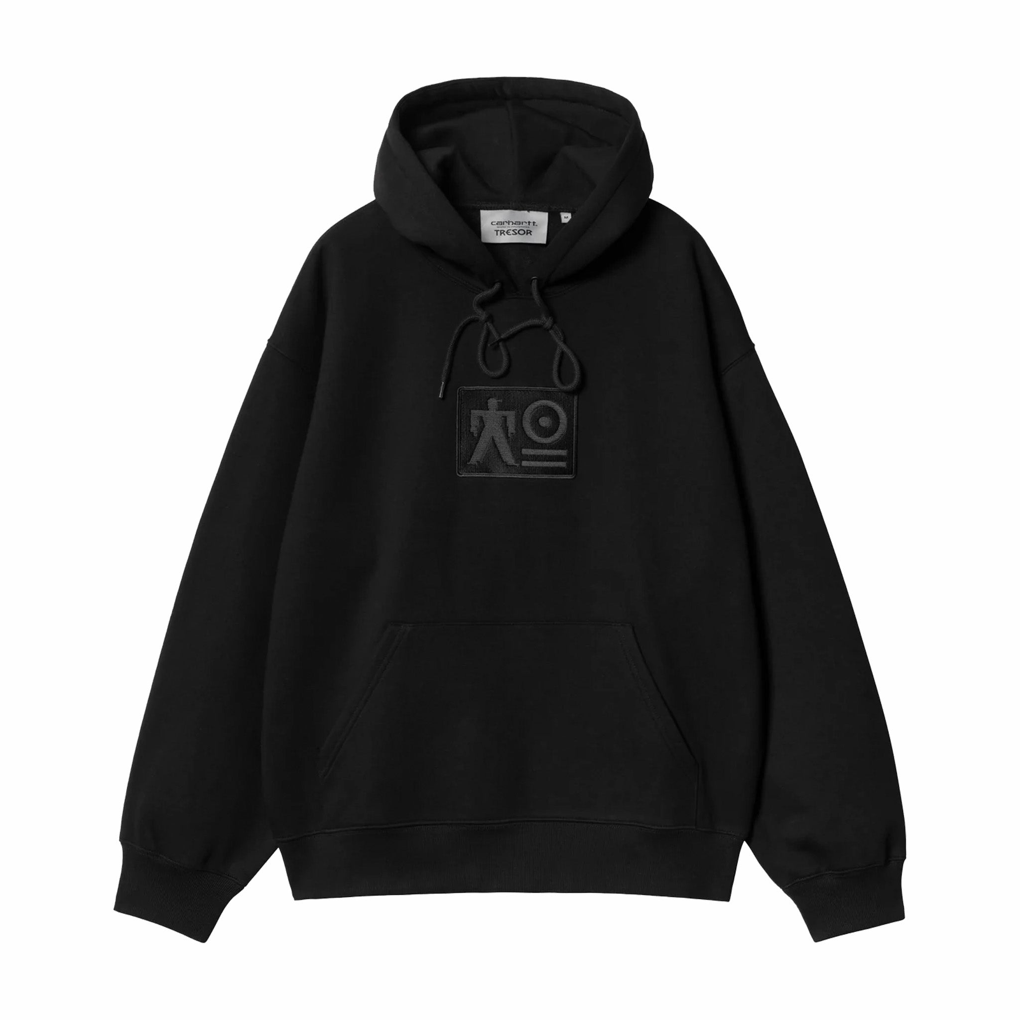 Carhartt WIP x TRESOR Basement Hooded Sweatshirt (Black/Grey) - August Shop