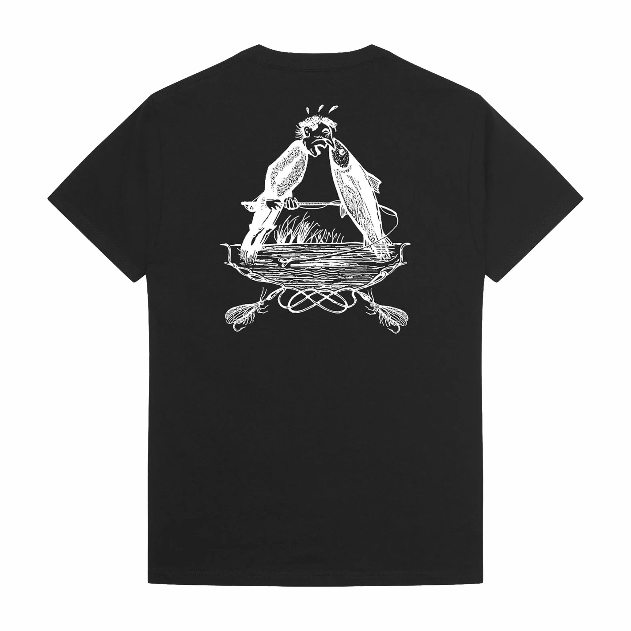 Pass~Port Hook &amp; Line Tee (Black) - August Shop