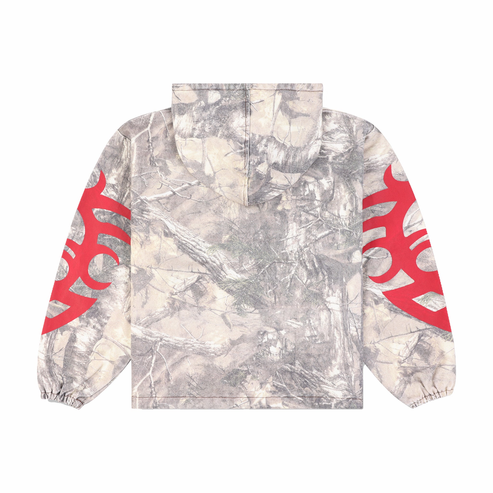 Pleasures Hunt Canvas Poncho Hoodie (Camo) - August Shop