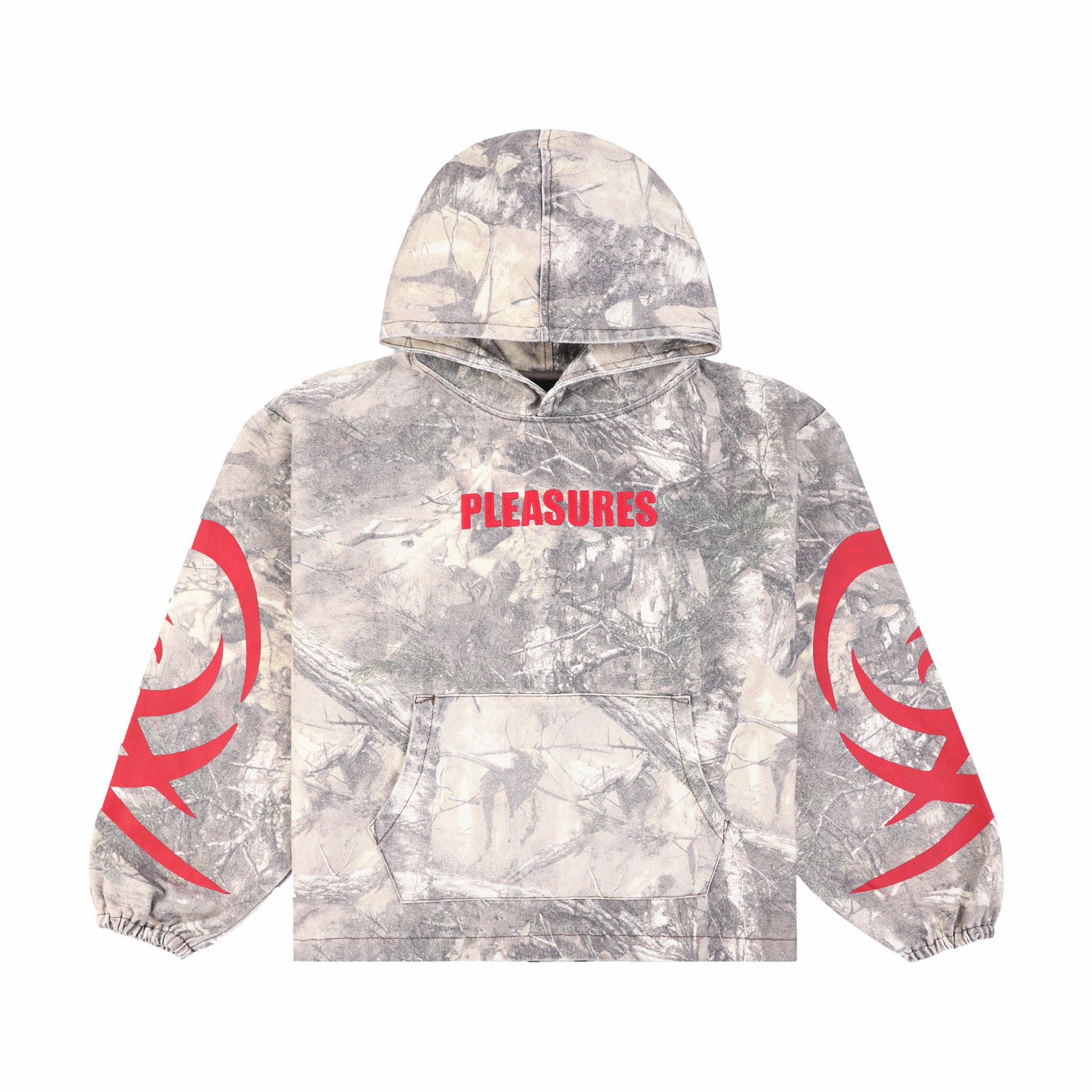 Pleasures Hunt Canvas Poncho Hoodie (Camo) - August Shop