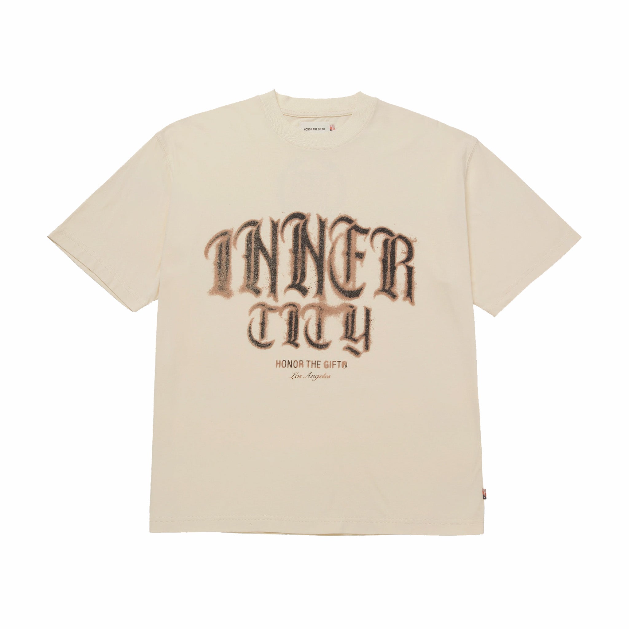 Honor The GIft Stamp Inner City Tee (Bone) - August Shop