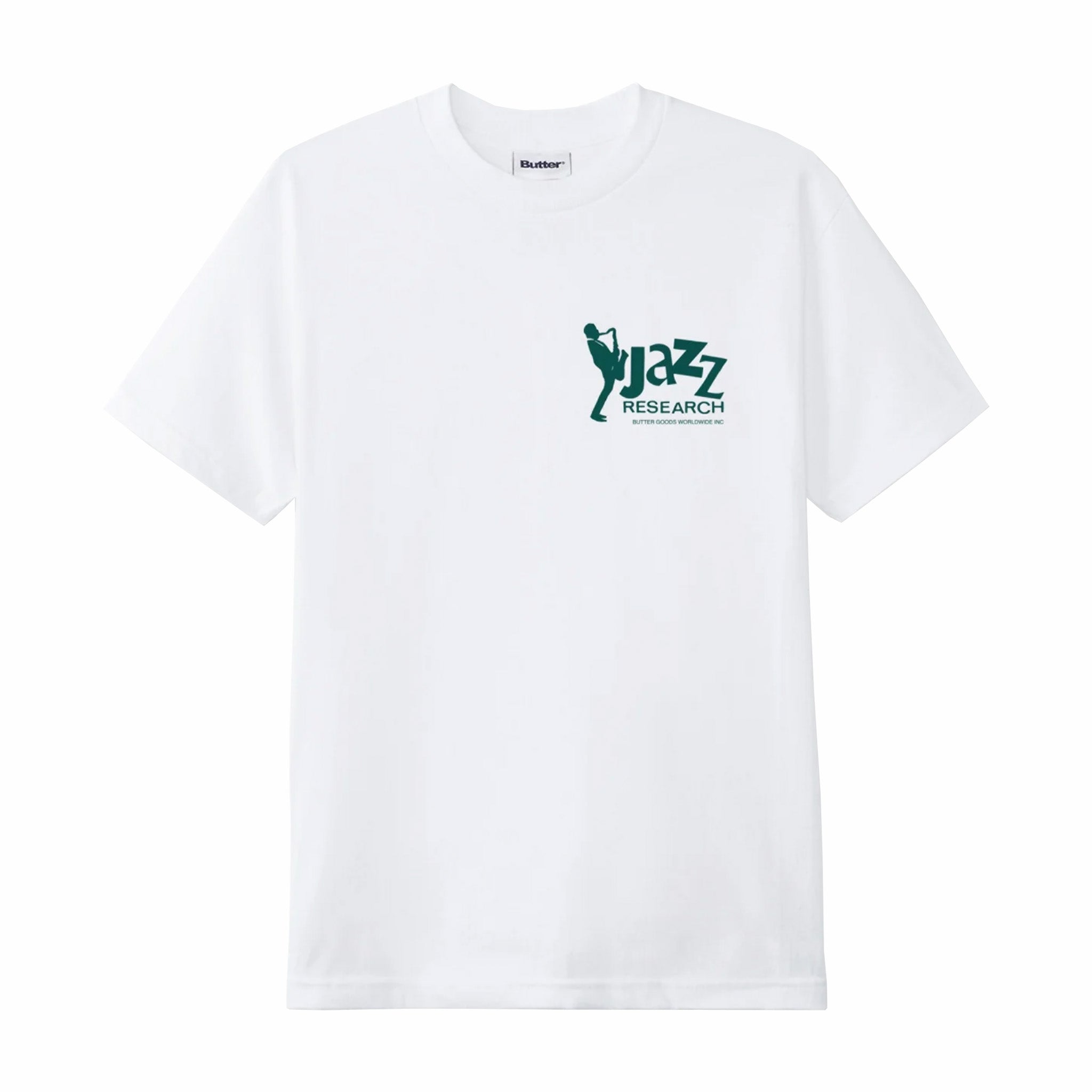 Butter Goods Jazz Research Tee (White) - August Shop