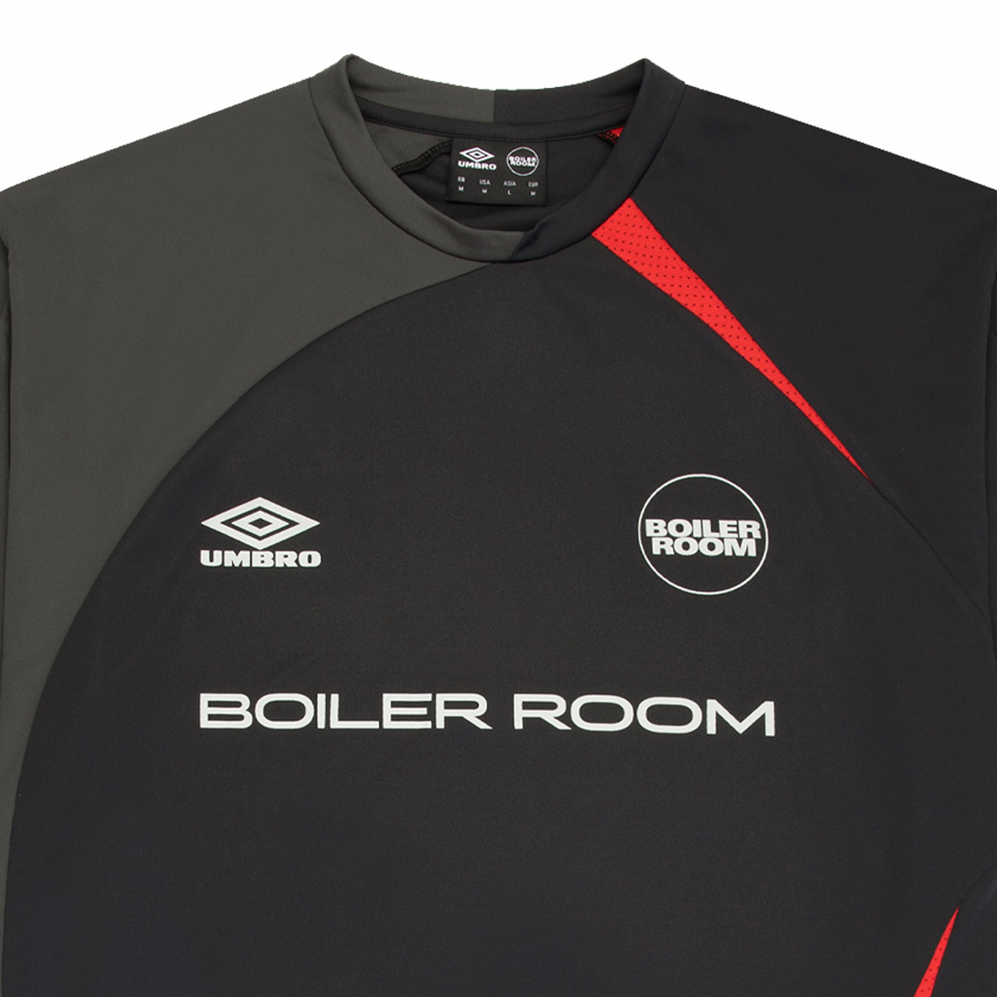 Boiler Room x Umbro Football Jersey (Black) - August Shop