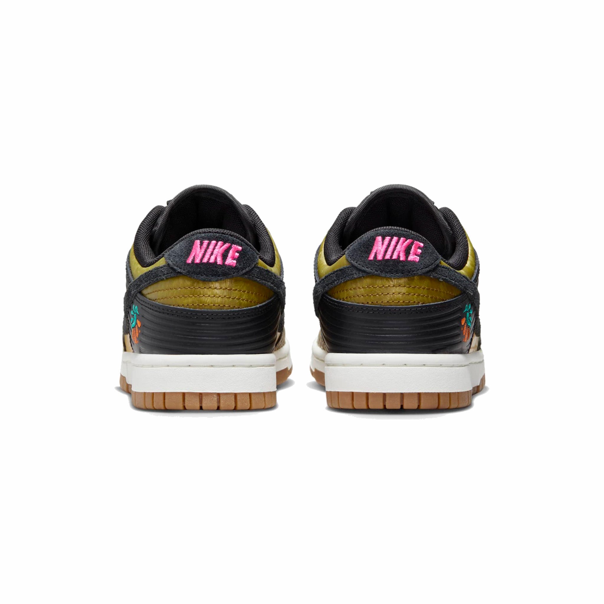 Nike Women&#39;s Dunk Low “Dia De Los Muertos” (Black/Khaki-Metallic Gold-Medium Ash-Sail) - August Shop