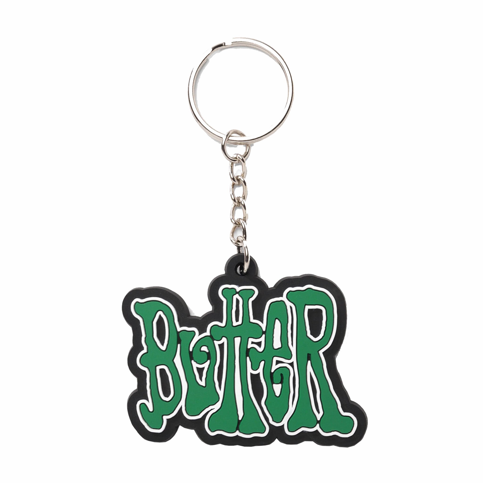 Butter Goods Tour Rubber Key Chain (Green/White) - August Shop