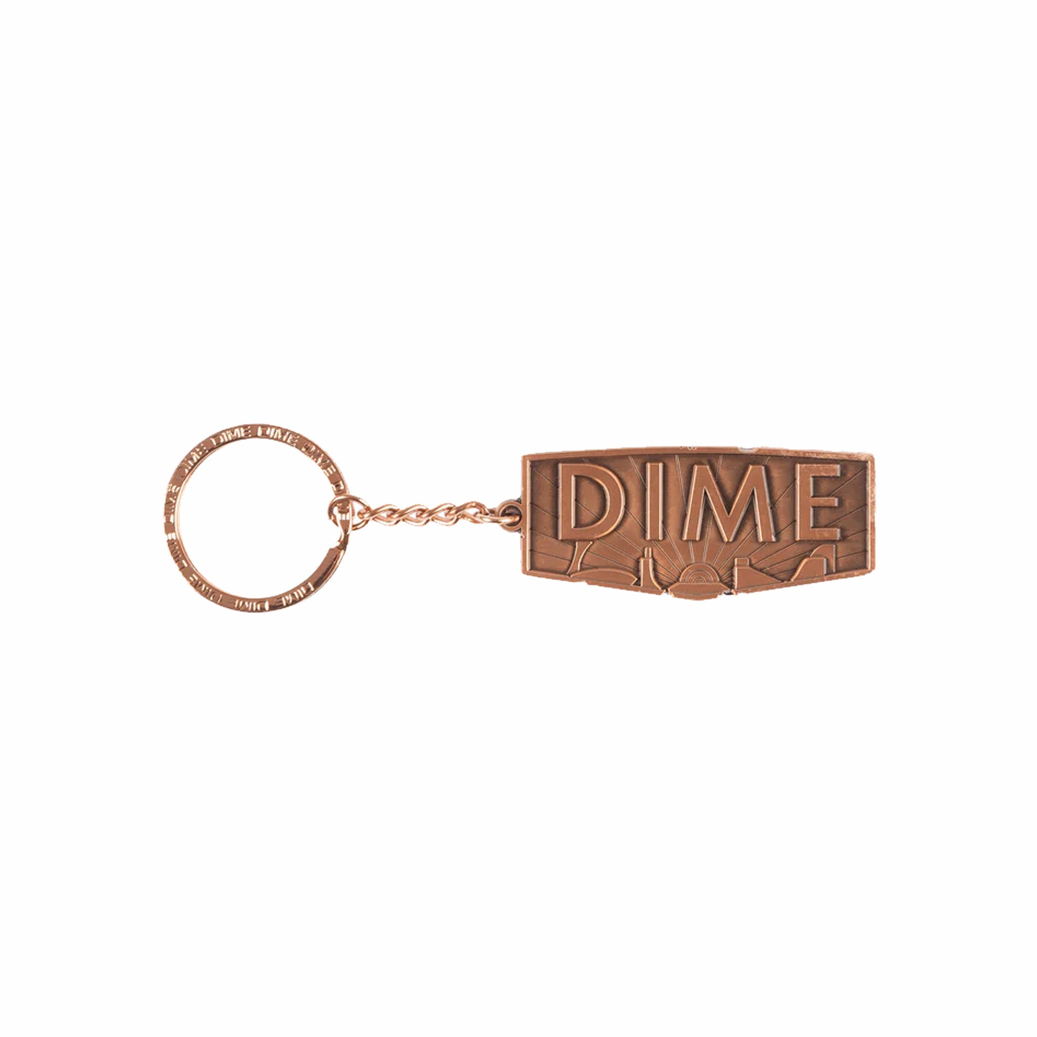 Dime Glorious Keychain (Rose Gold) - August Shop