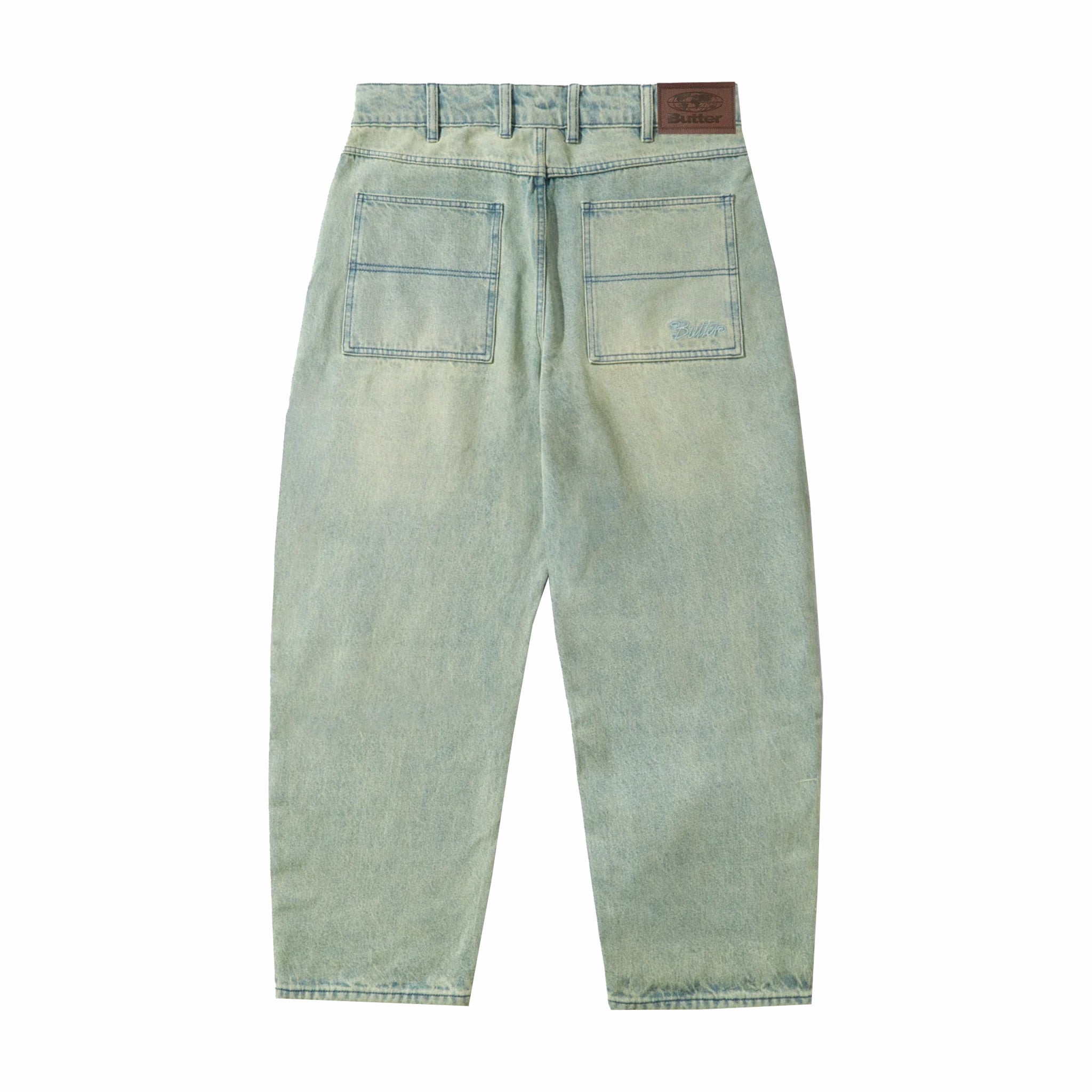 Butter Goods Trim Denim Jeans (Sunfade Blue)
