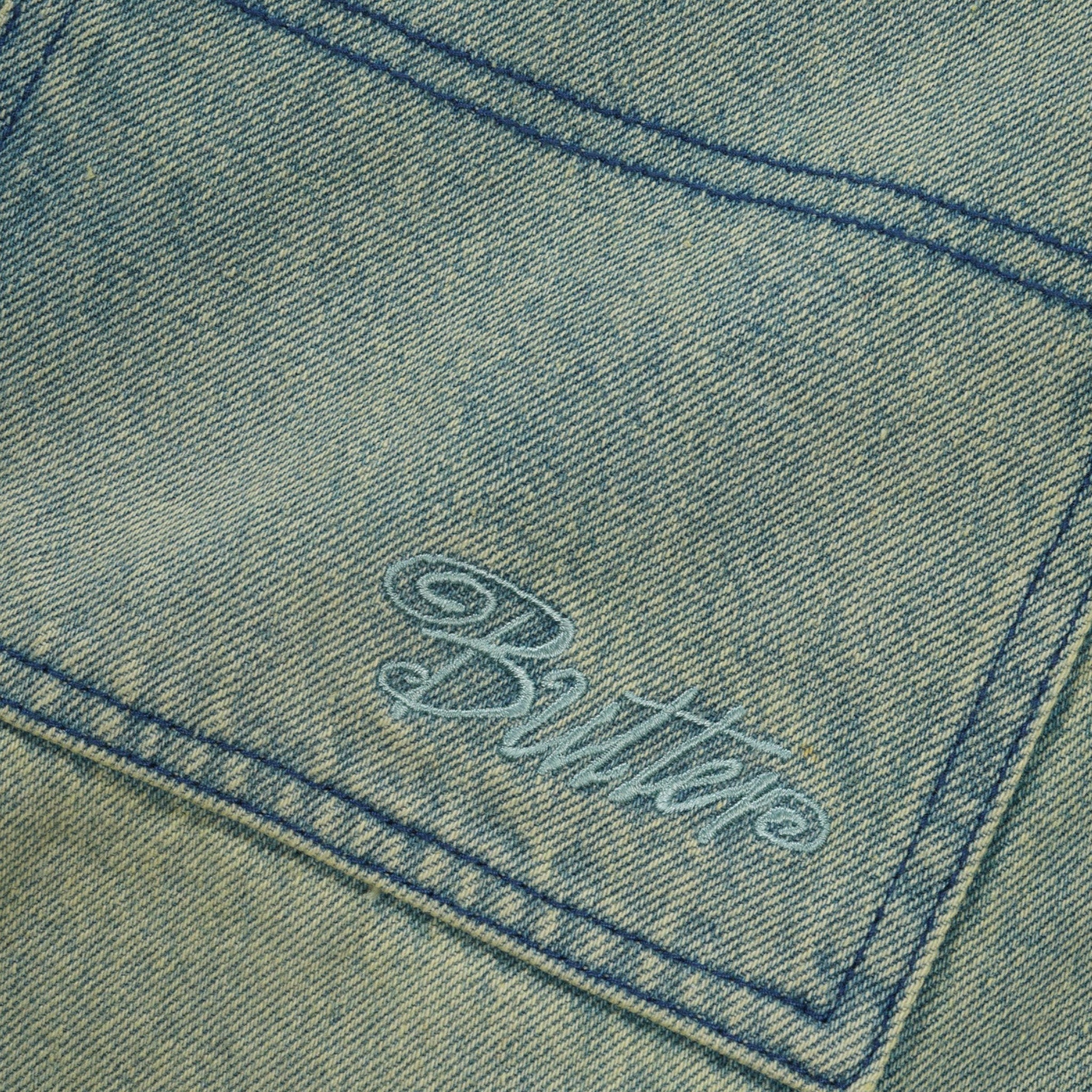 Butter Goods Trim Denim Jeans (Sunfade Blue)