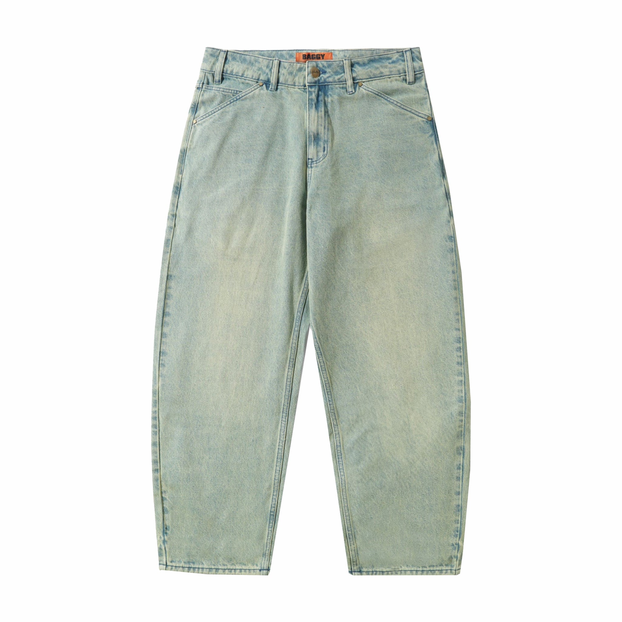Butter Goods Trim Denim Jeans (Sunfade Blue)