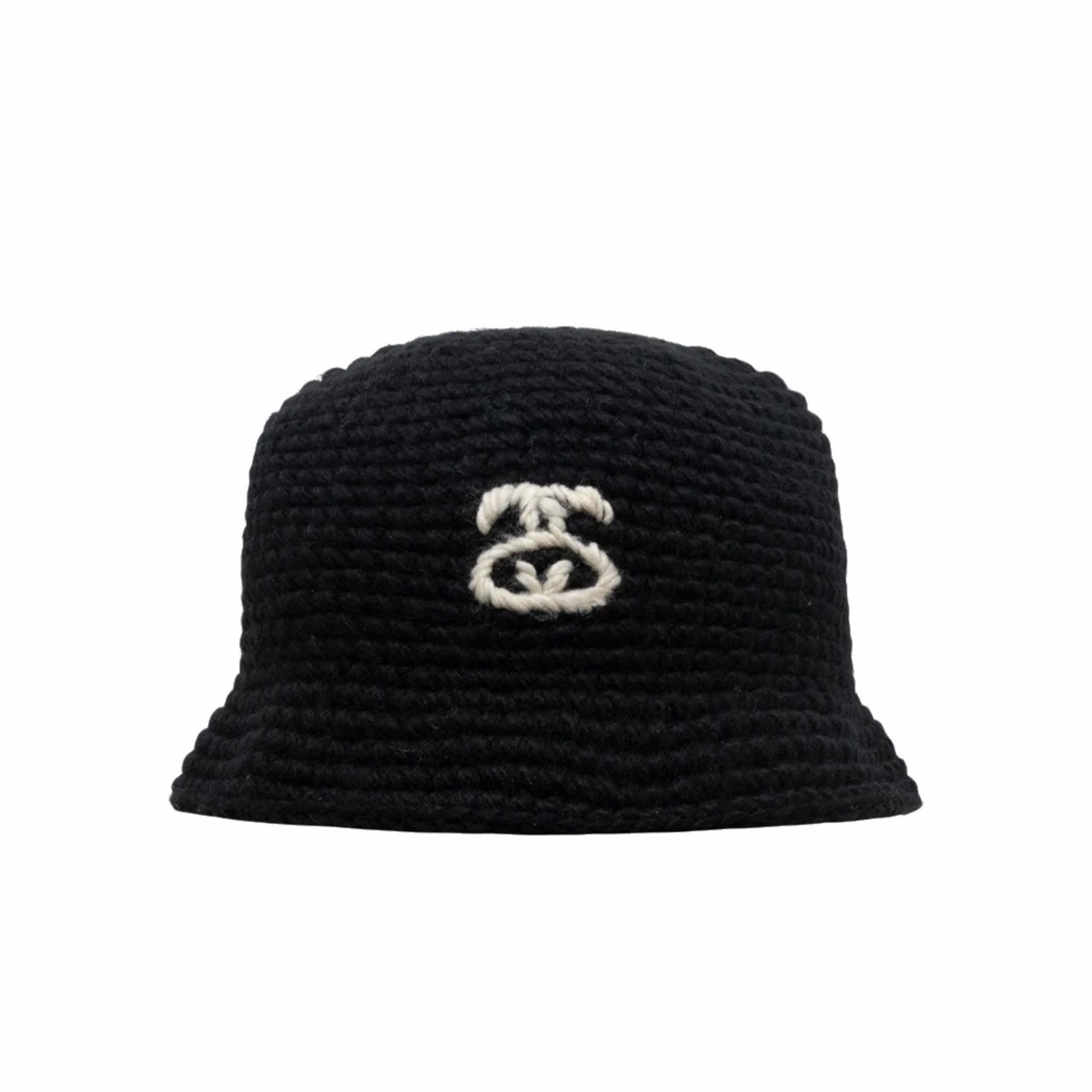 Stüssy Bucket Hat SS Link Knit (Black) – August