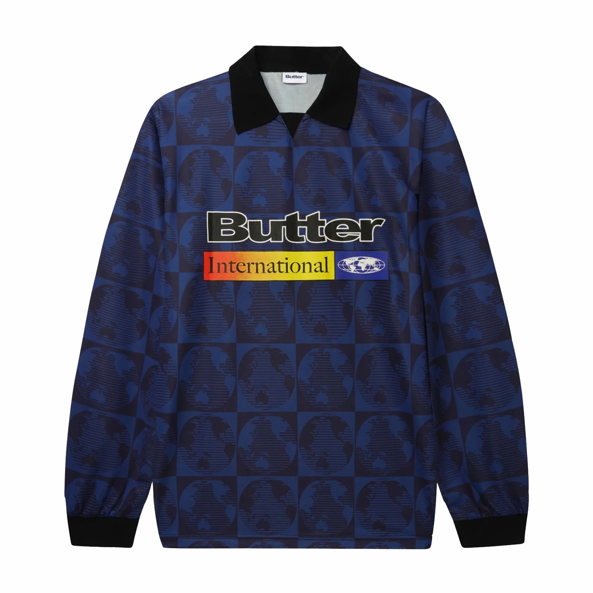 Butter Goods Atlas L/S Jersey (Navy) - August Shop