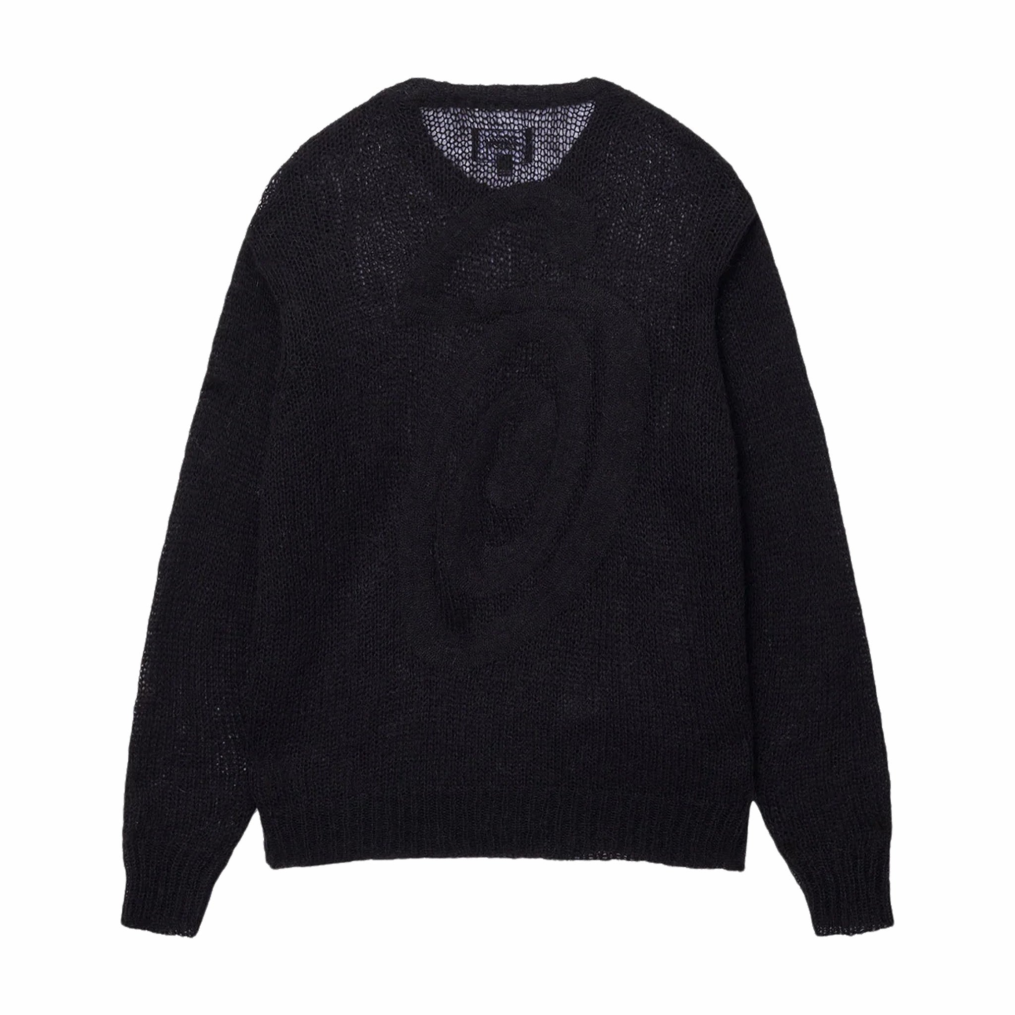 Stüssy S Loose Knit Sweater (Black) - August Shop