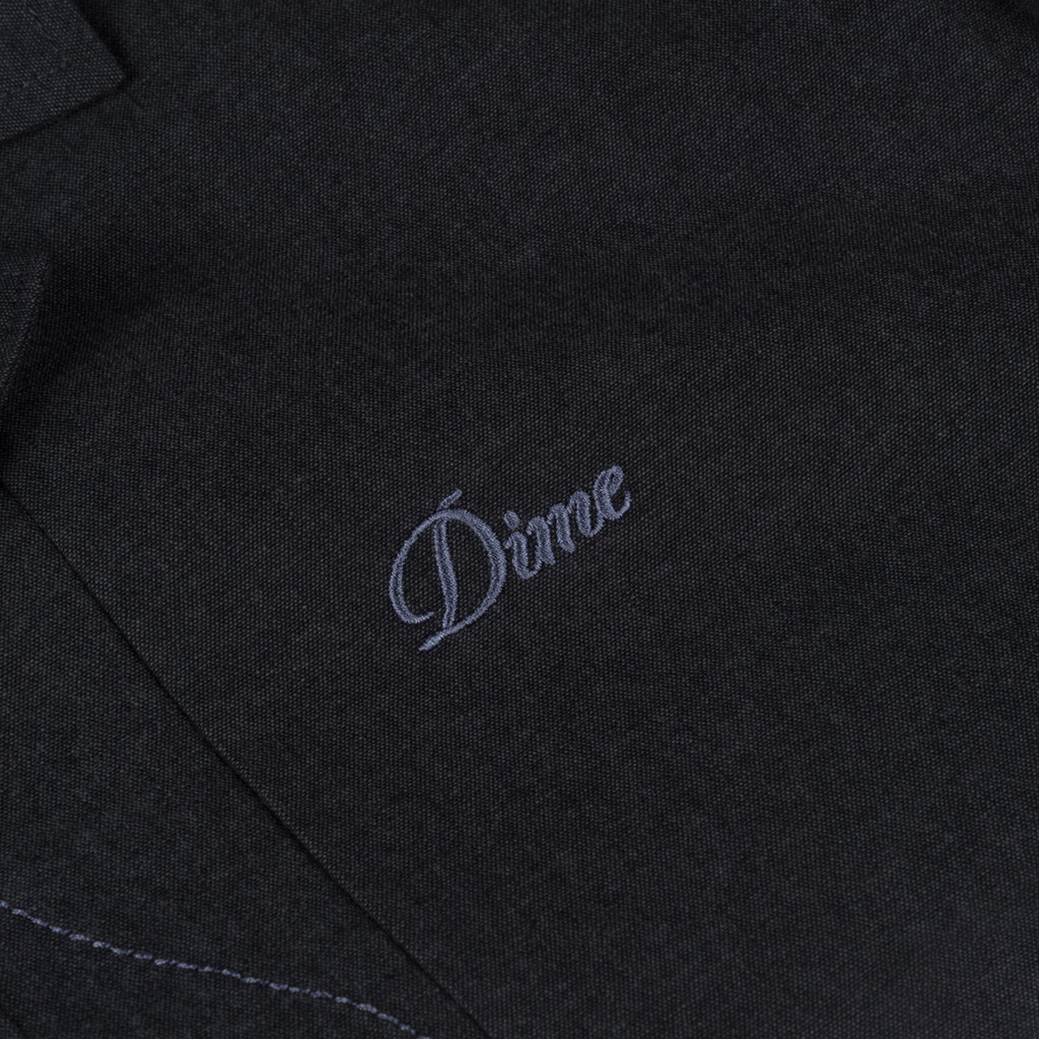 Dime Lotus Button Up SS (Vintage Black) - August Shop