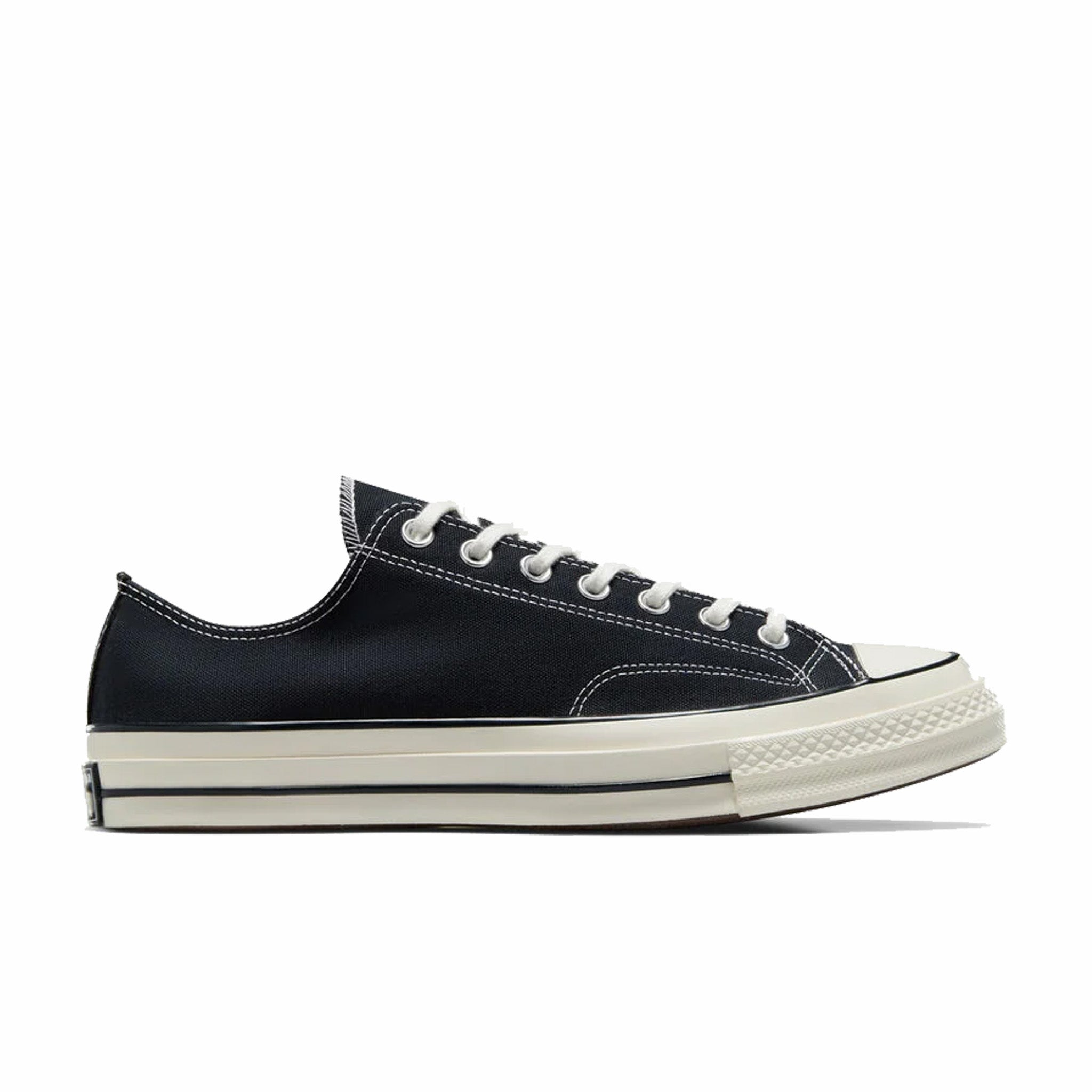 Converse Unisex Chuck 70 Ox Canvas Low Top Shoe (Black/Black/Egret) - August Shop