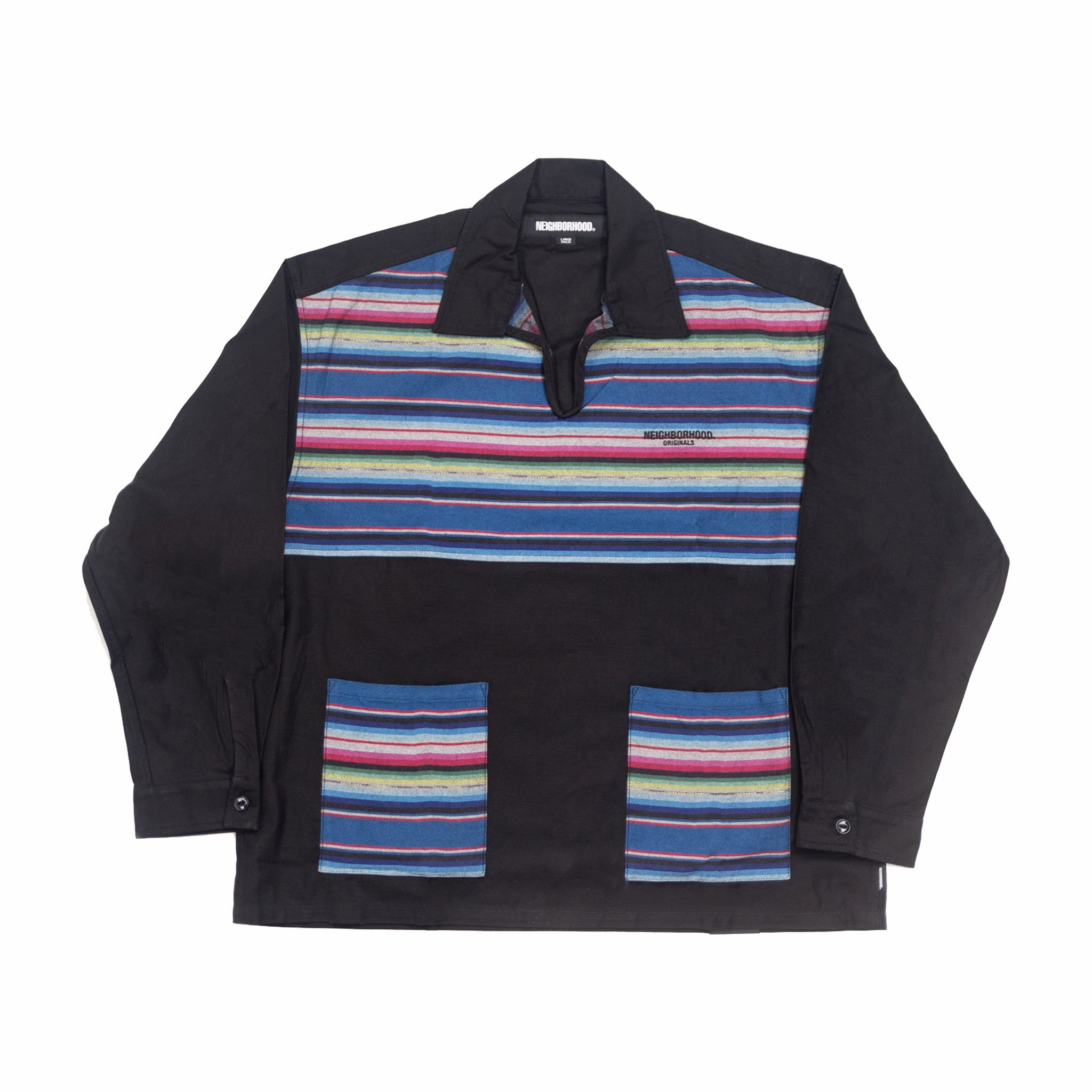 Neighborhood Mexican Border Pullover Shirt LS (Multi) - August Shop