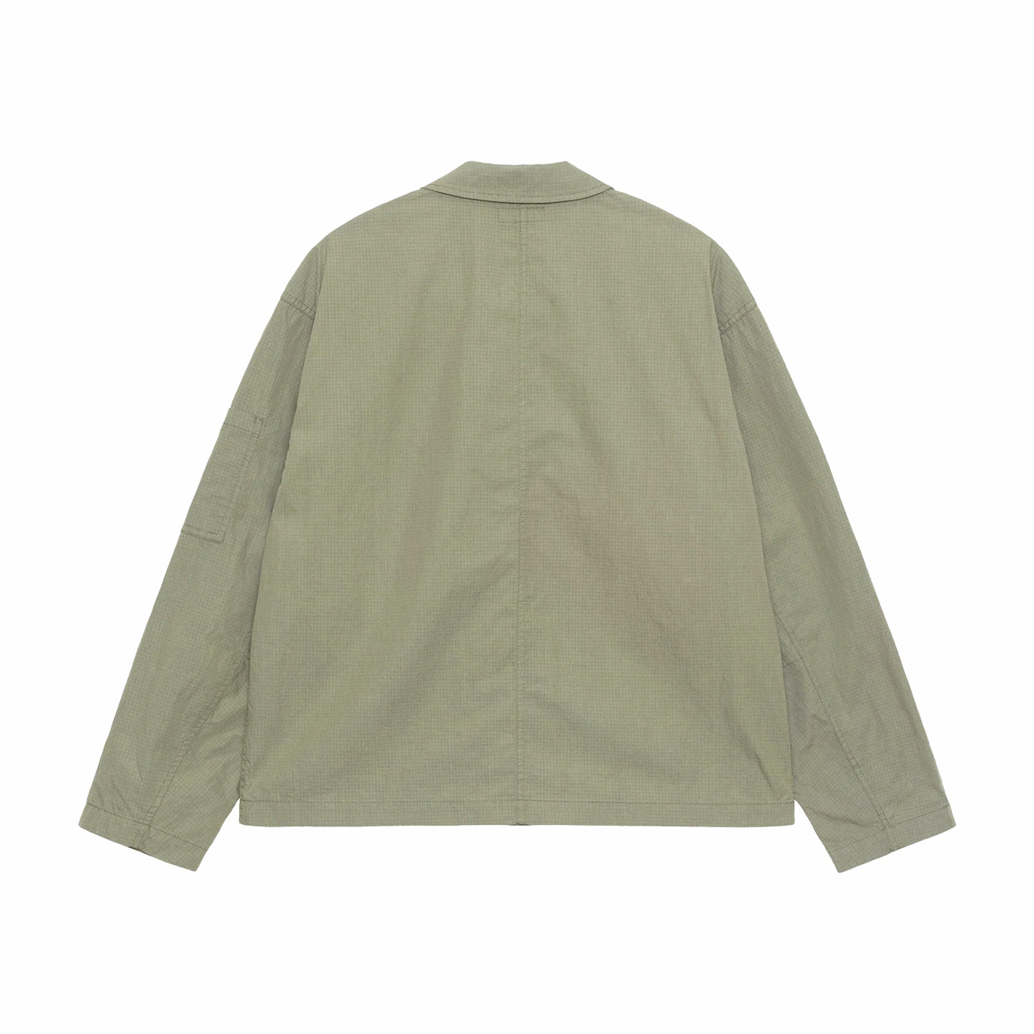 Stussy Military L/S Overshirt (Olive) - August Shop