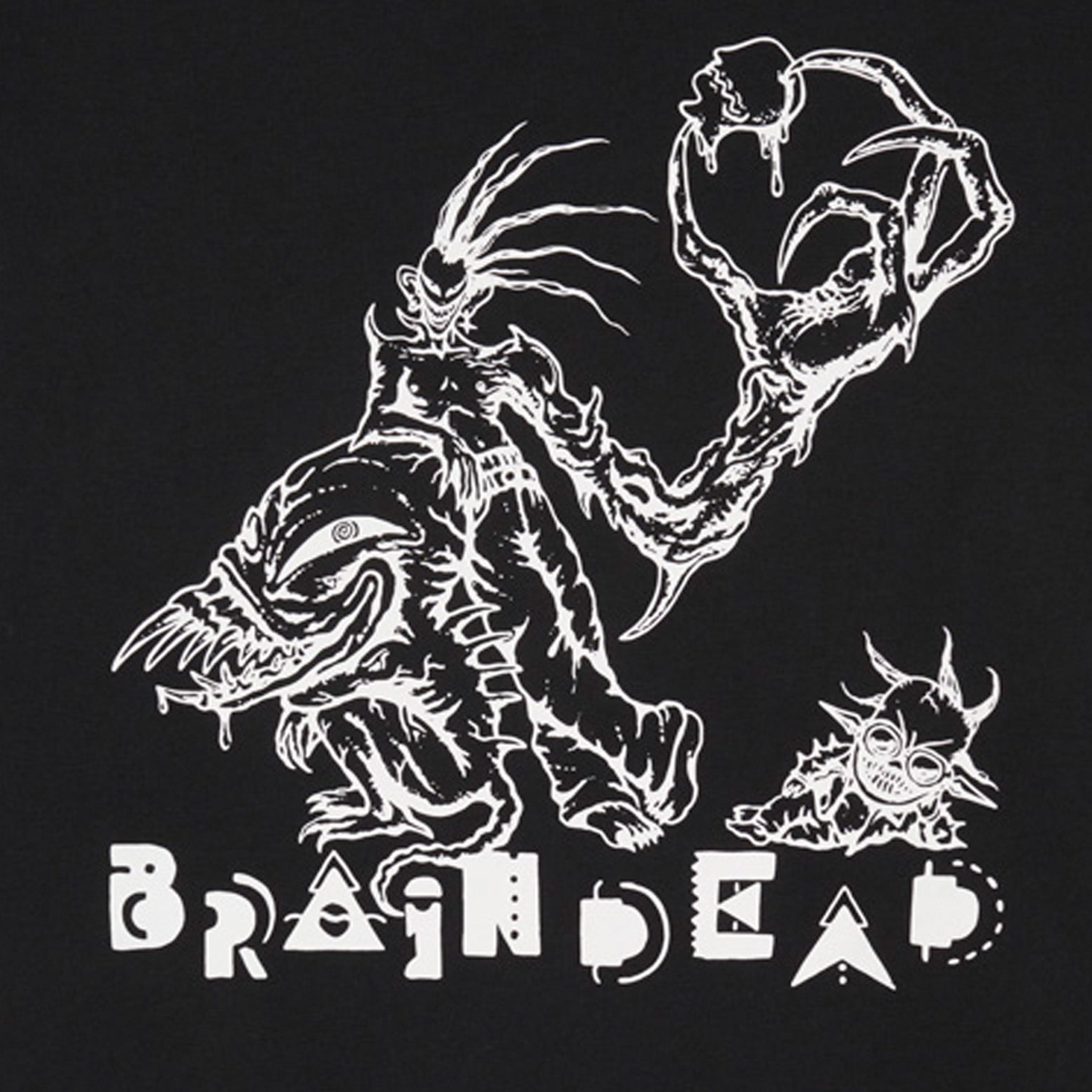 Brain Dead Monster Mash T-shirt (Black) - August Shop