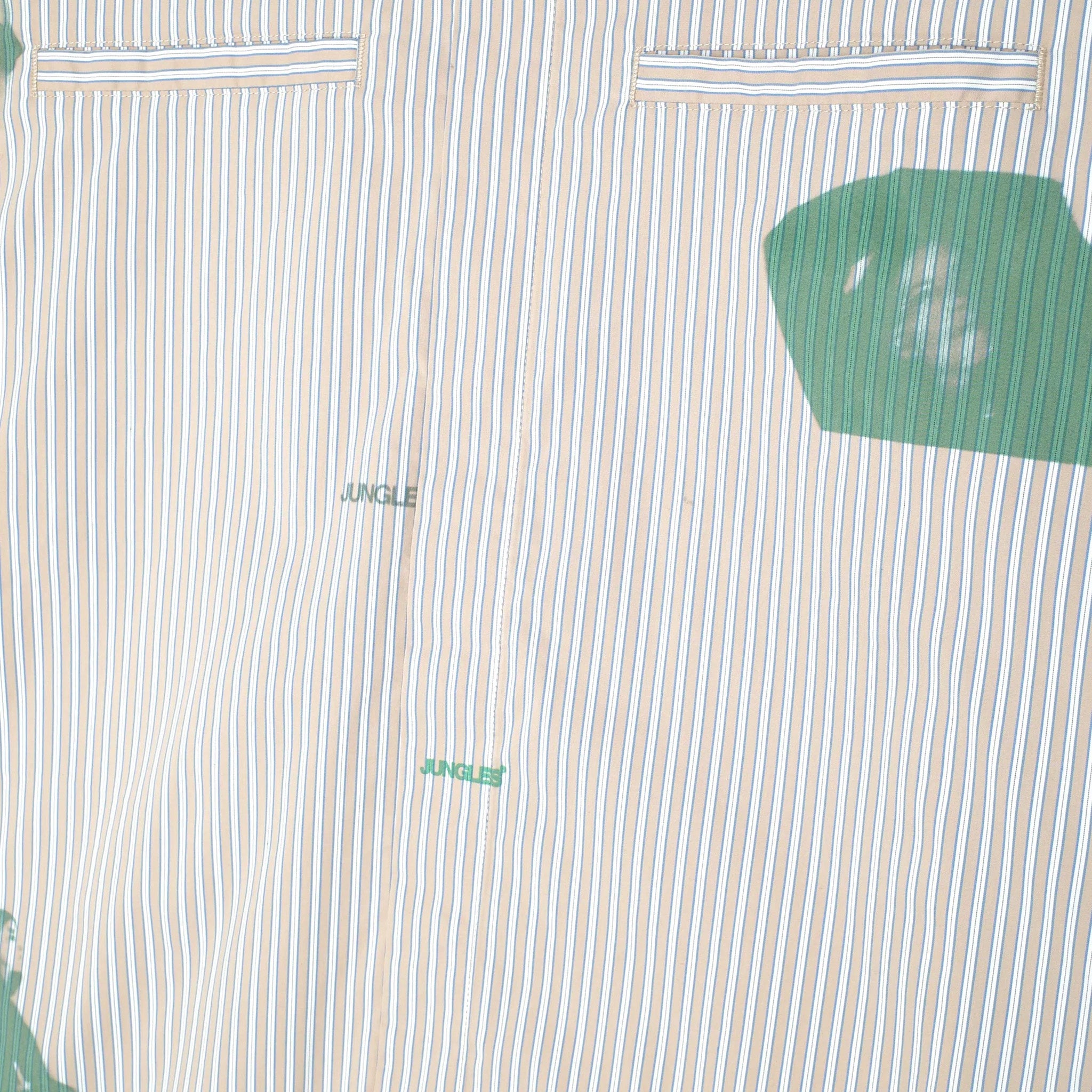 Jungles Movement Stripe LS Button Up Shirt (Multi) - August Shop