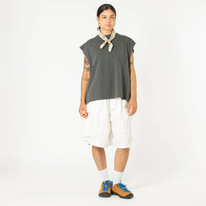 Estudio Niksen Muscle Cropped Tee (Charcoal) - August Shop