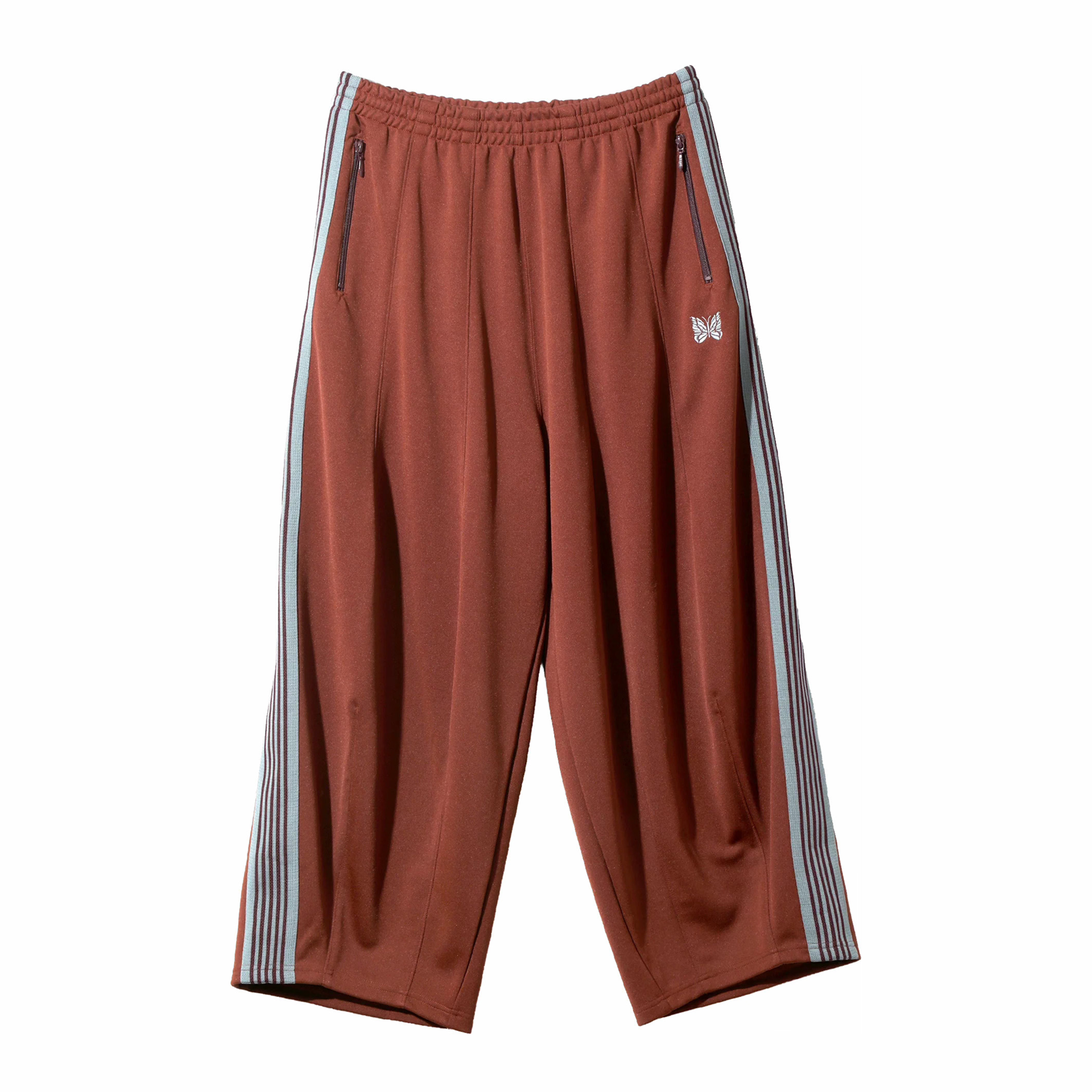 Needles H.D. Track Pant - Poly Smooth (Rust) - August Shop