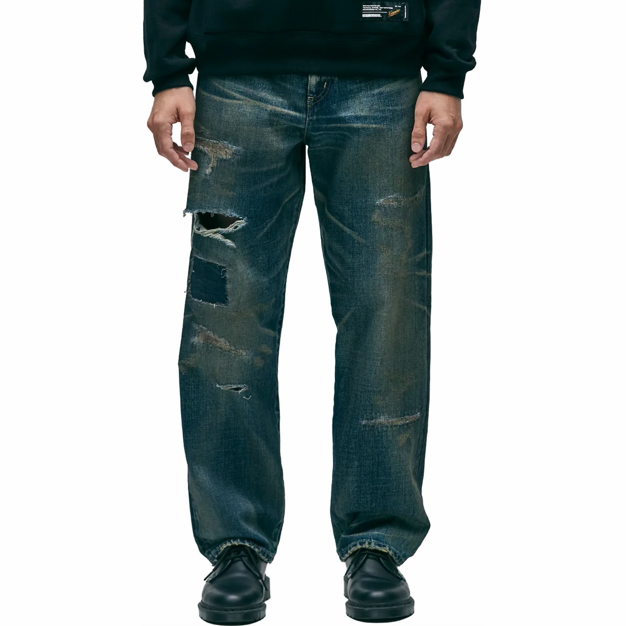 Neighborhood Savage Denim DP Basic Pants (Indigo) - August Shop