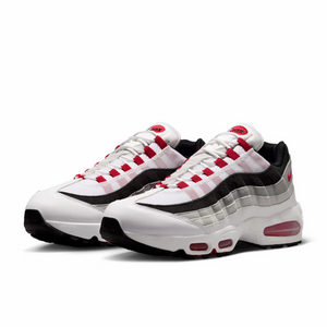Nike Men's Air Max 95 Big Bubble Premium "Comet" (White/Comet Red-Neutral Grey-Medium Grey) - August Shop