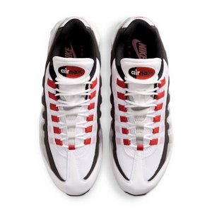 Nike Men's Air Max 95 Big Bubble Premium "Comet" (White/Comet Red-Neutral Grey-Medium Grey) - August Shop