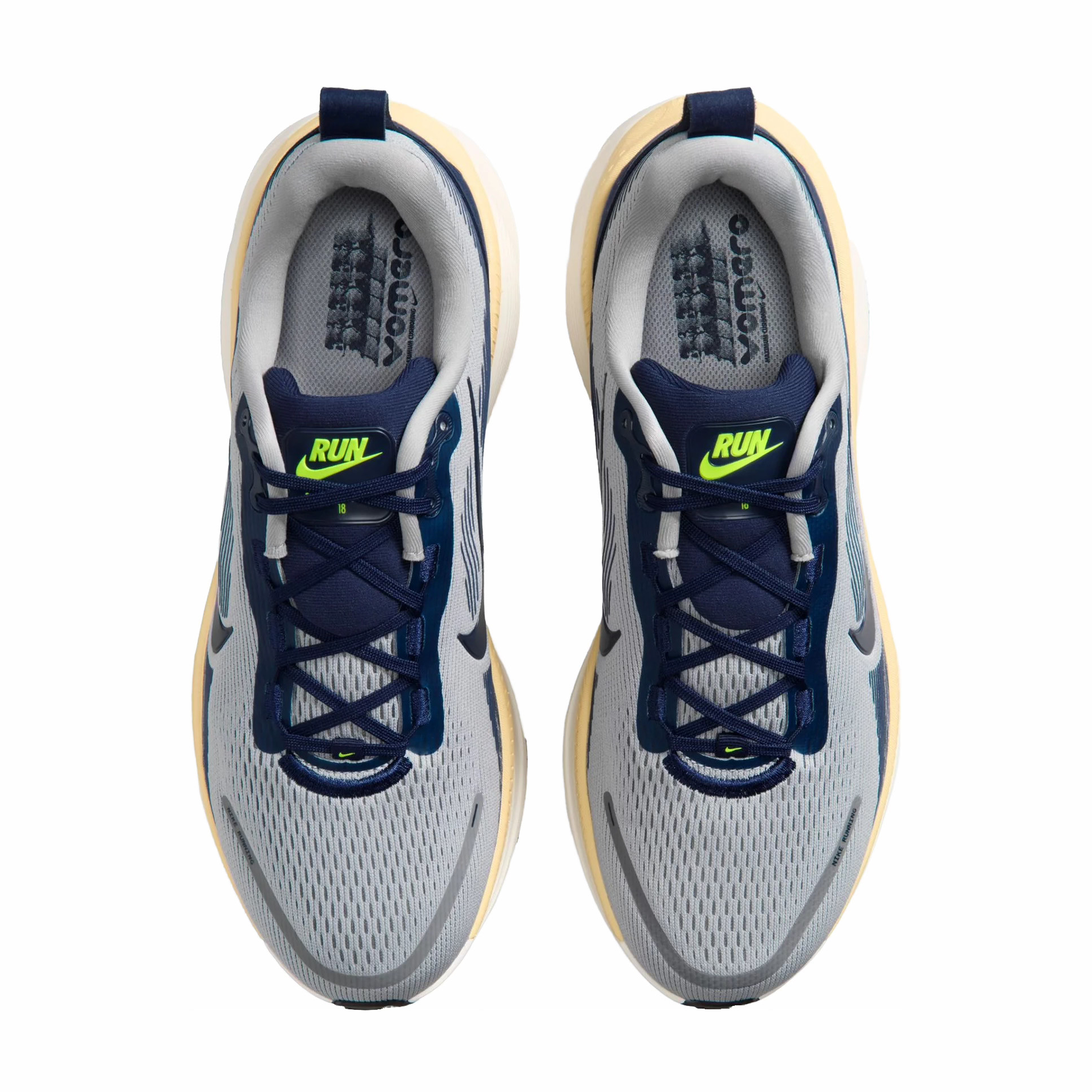 Nike Men's Vomero 18 (Wolf Grey/Midnight Navy-Pewter-Sail) - August Shop
